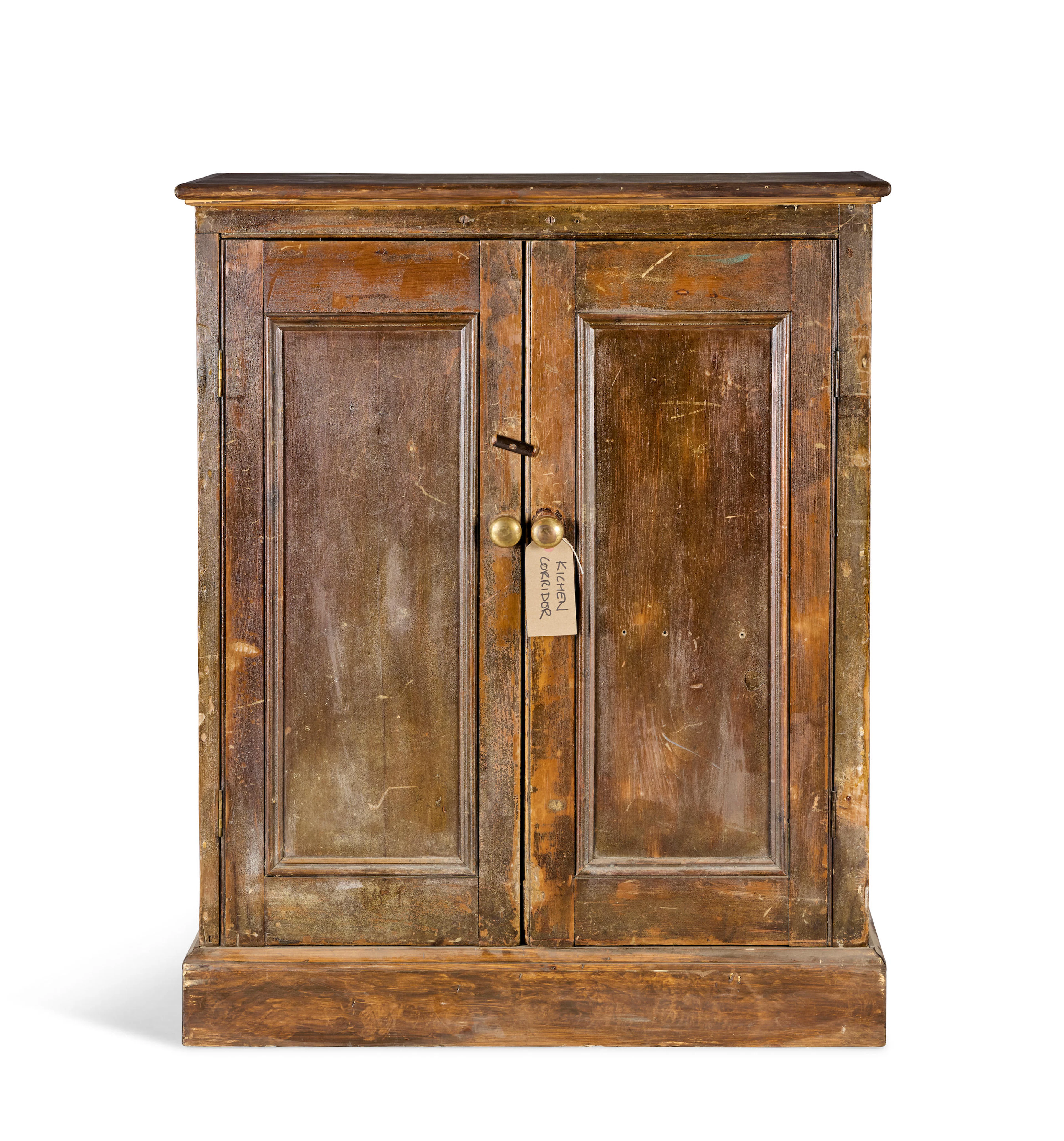 A Victorian and later stained pine cupboardFrom Season 3 onwards