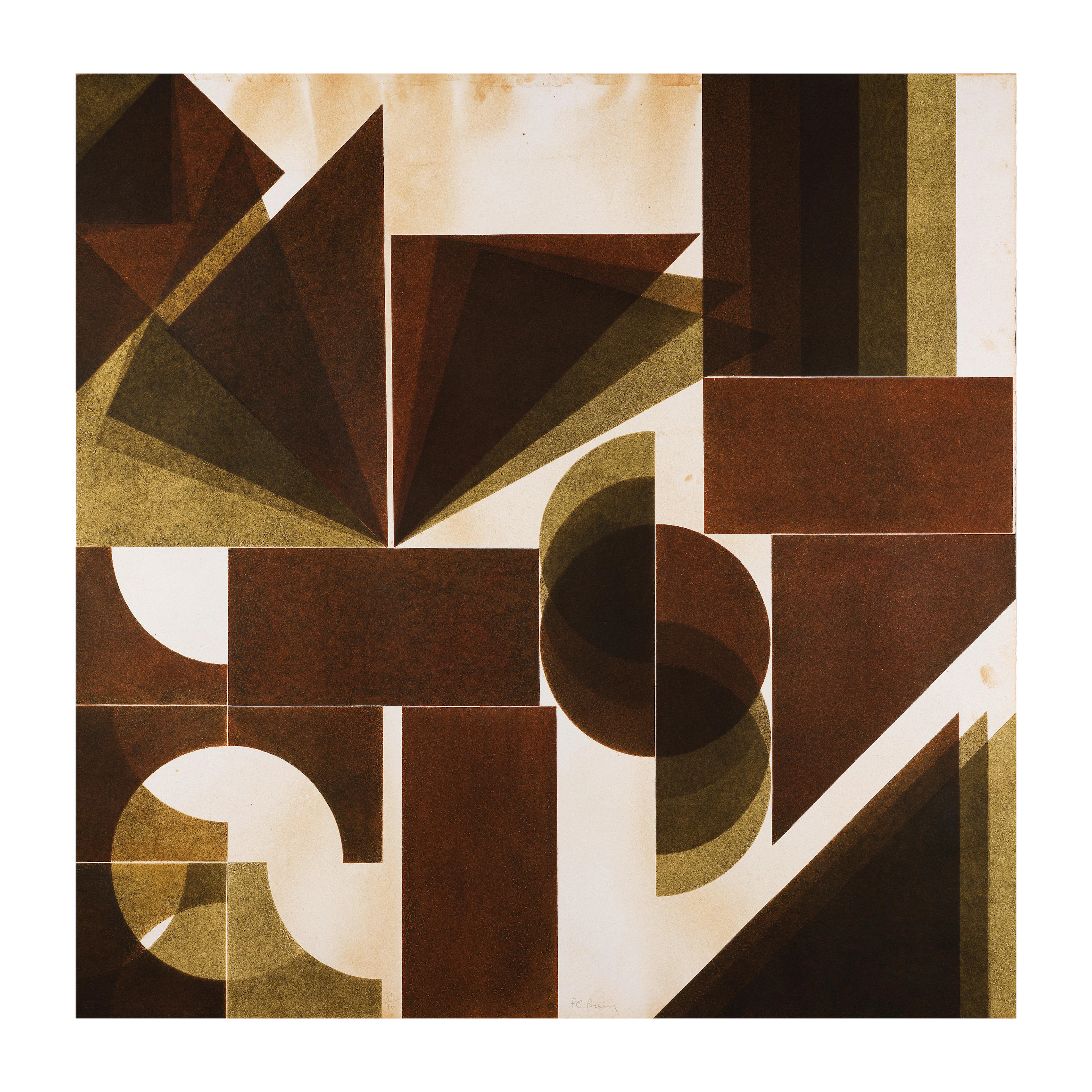 POL BURY (1922-2005) Présenta grafica, 1973 Eau-forte et aquatinte