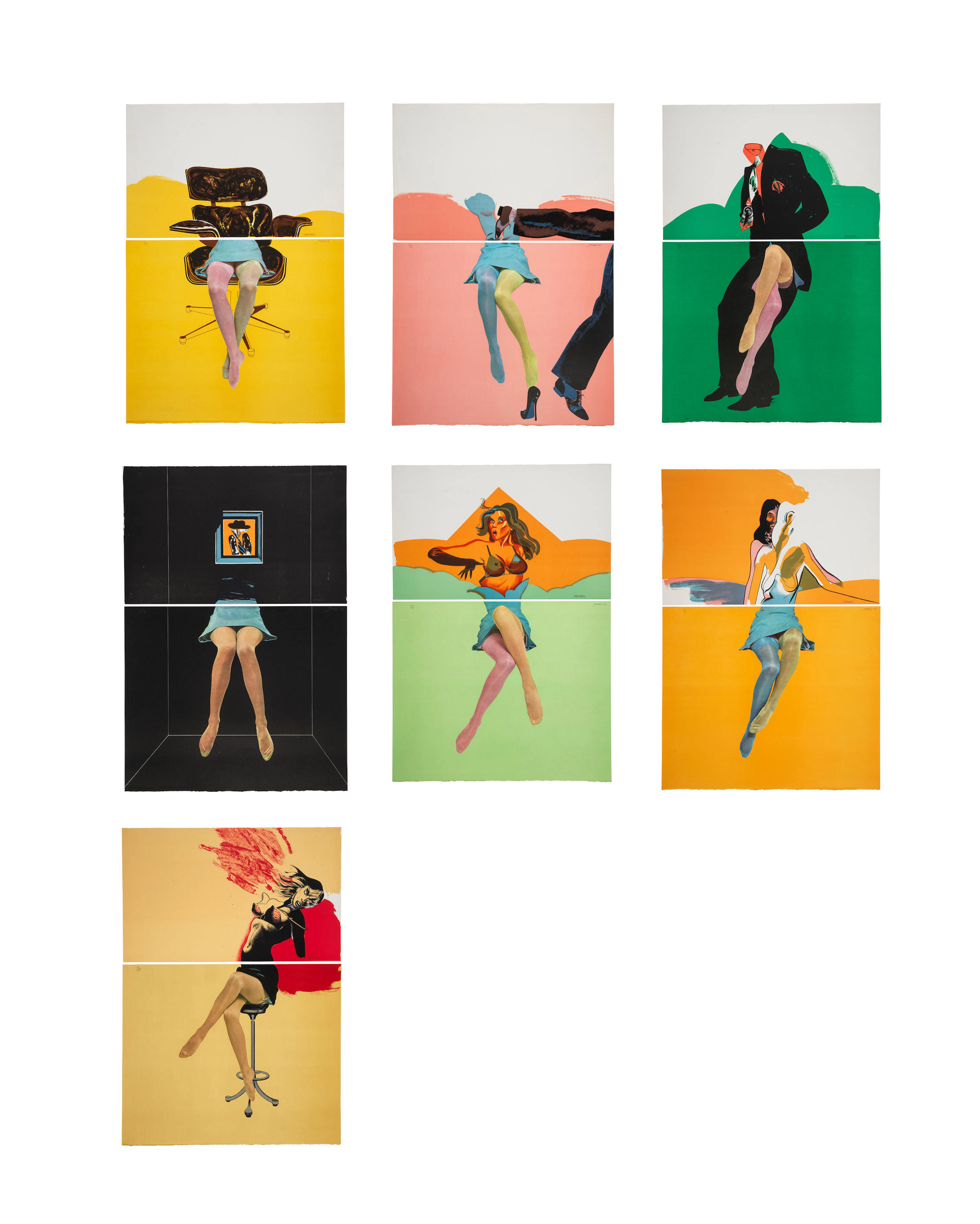 Allen Jones R.A. (British, born 1937) Life Class The complete set