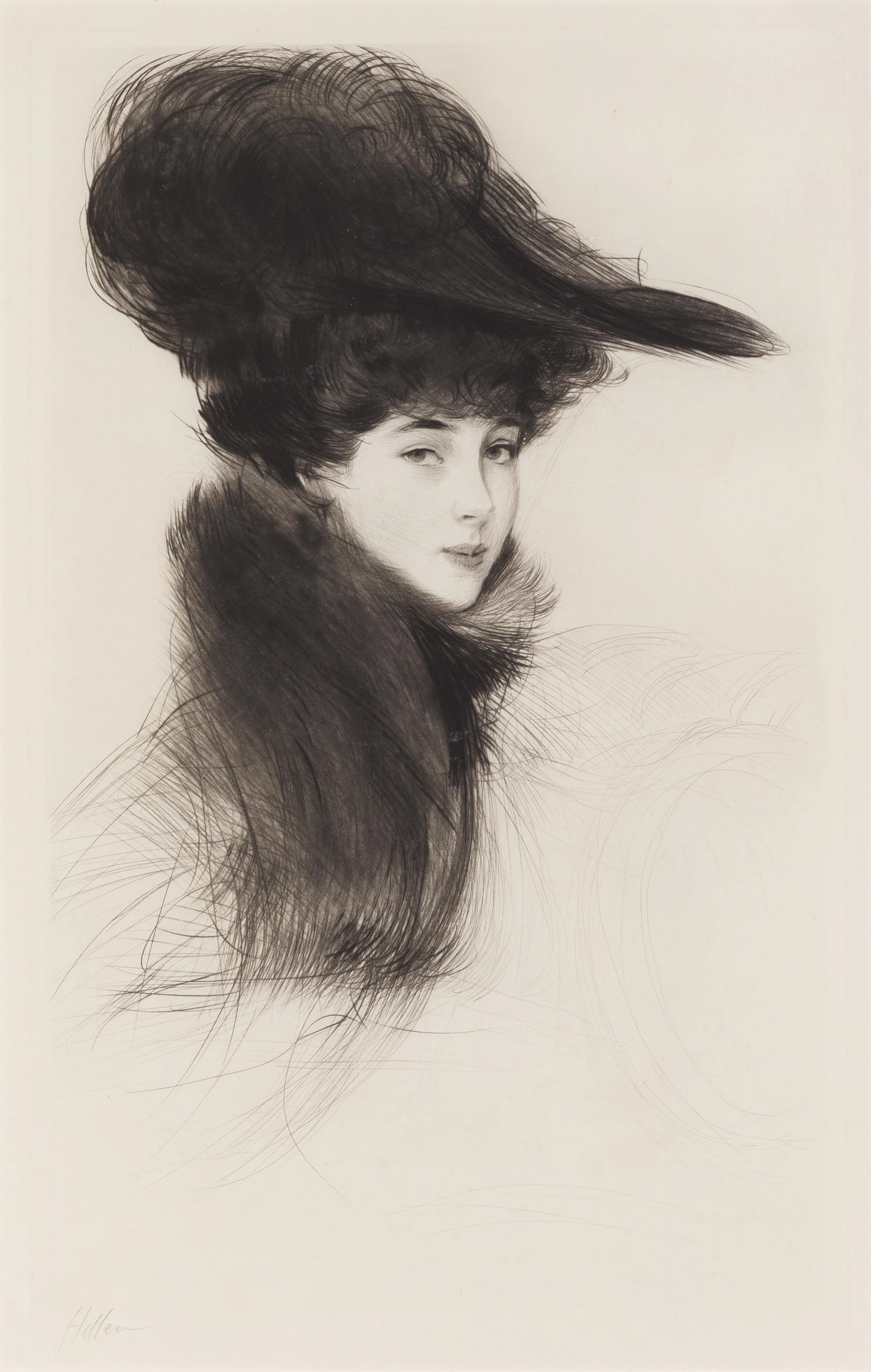 Paul César Helleu (French, 1859-1927) Consuelo Vanderbilt, La Duchesse