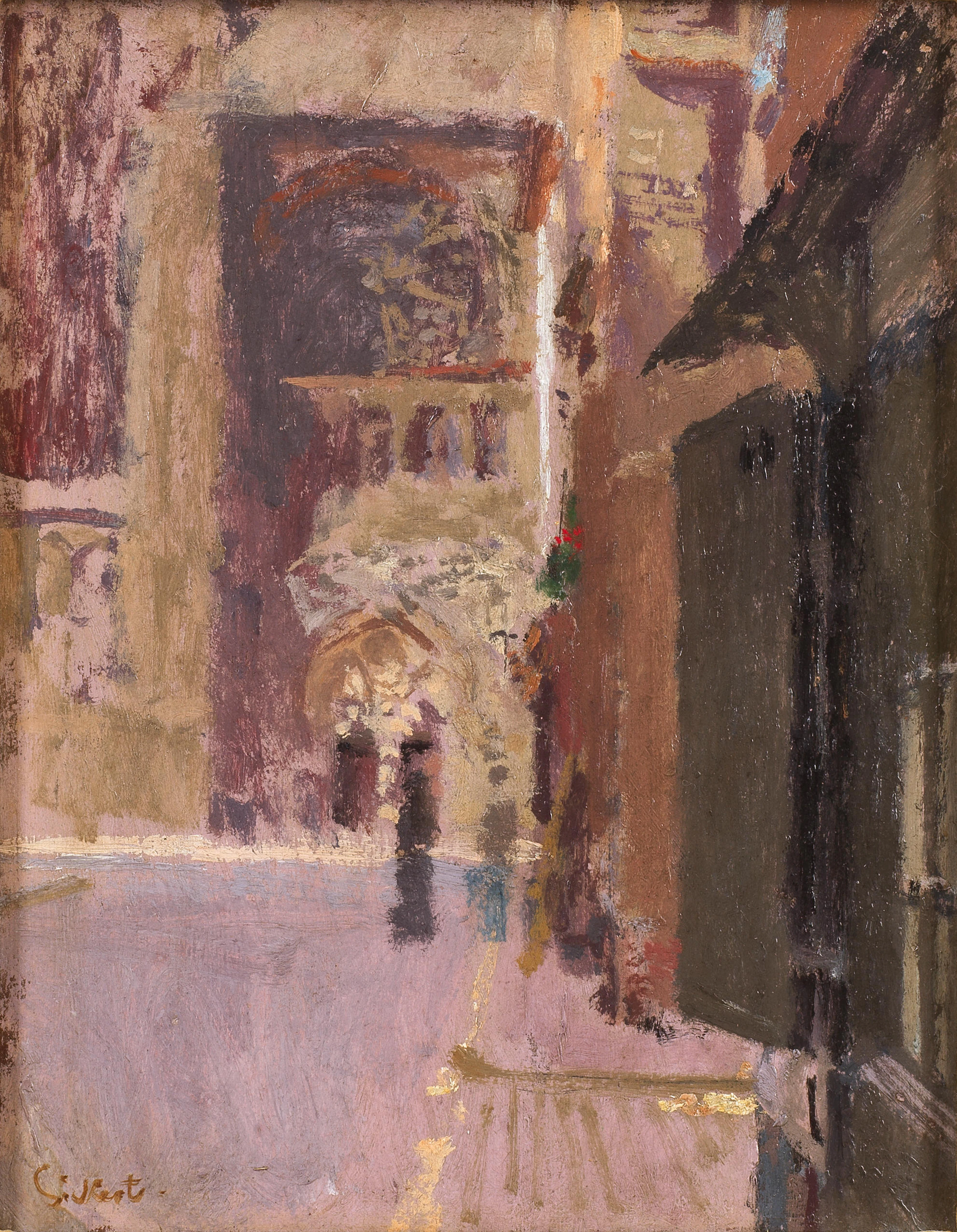 Walter Richard Sickert A.R.A. (British, 1860-1942) La Rue Pecquet