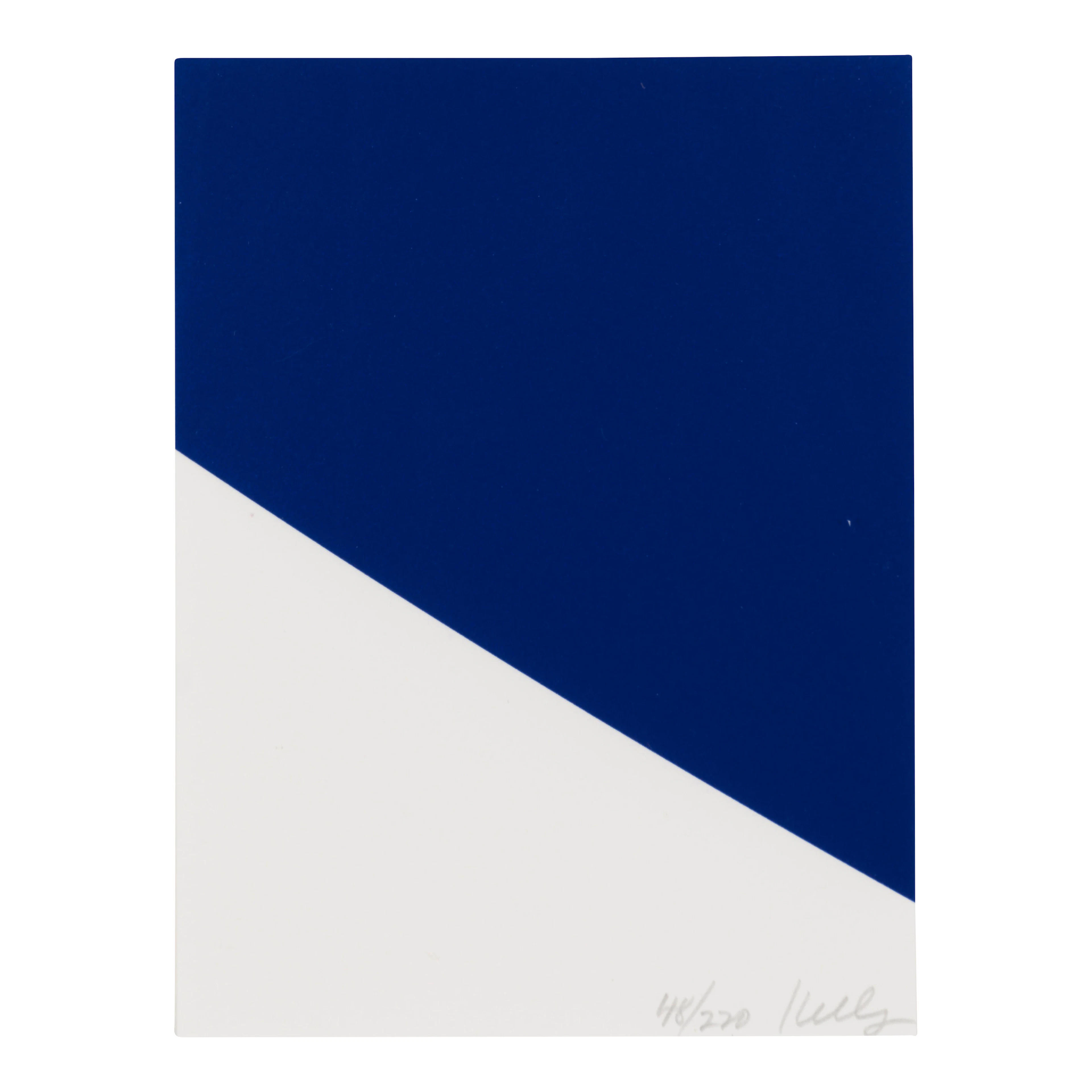 ELLSWORTH KELLY (1923-2015); Blue Curve;