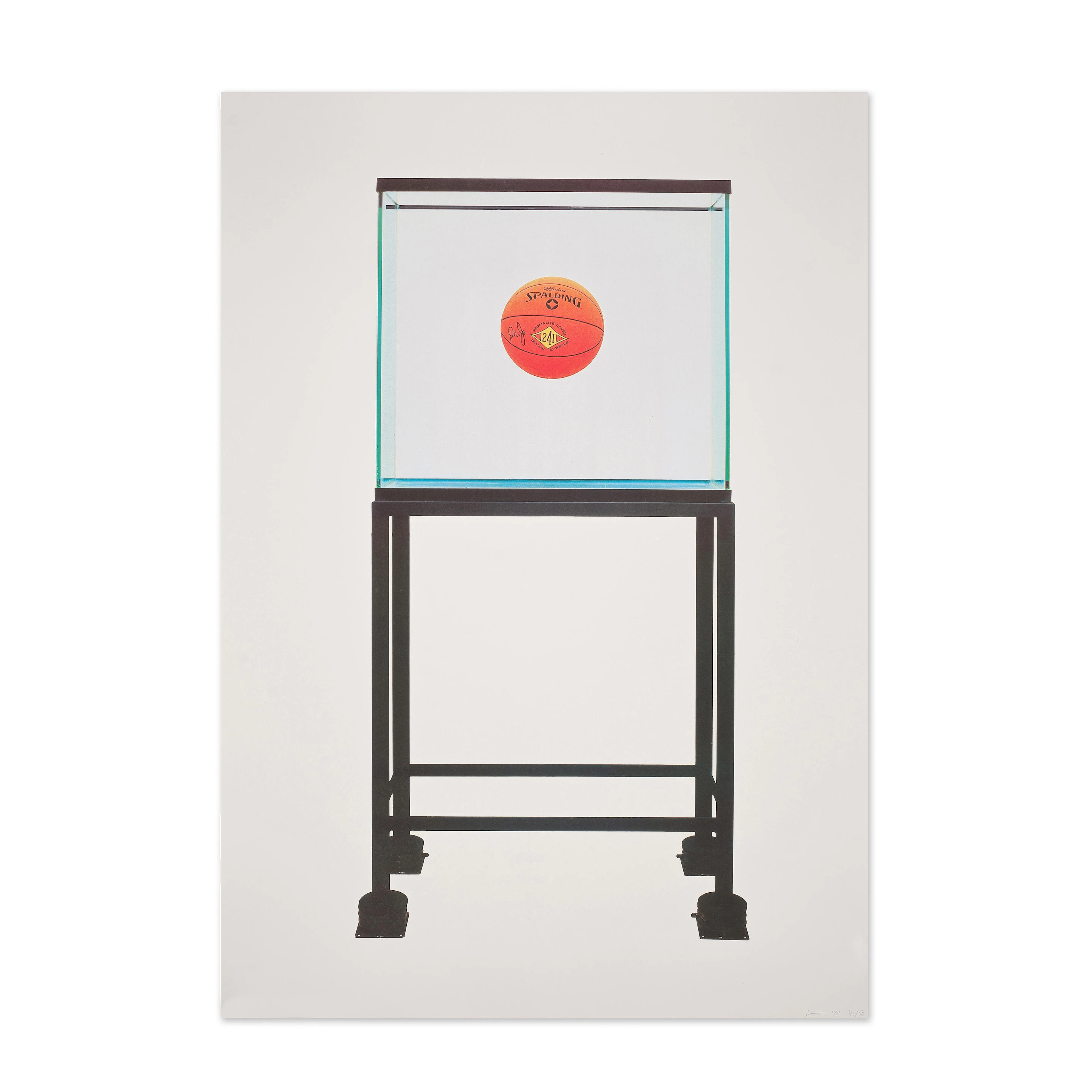 JEFF KOONS (NE EN 1955) One Ball Total Equilibrium Tank (Spalding