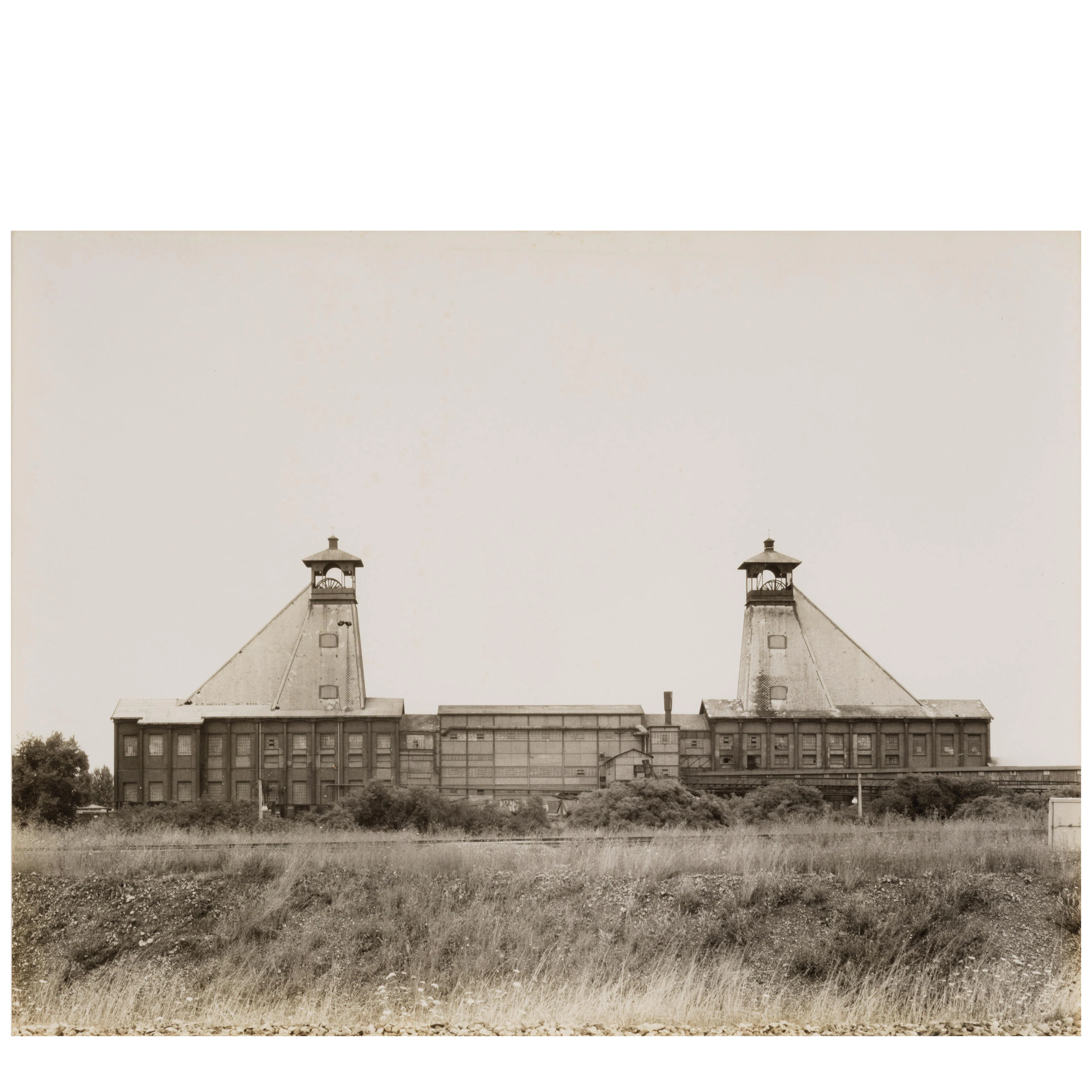 Bernd and Hilla Becher (1931-2007 and 1934-2015); 'Coalmine near Lens