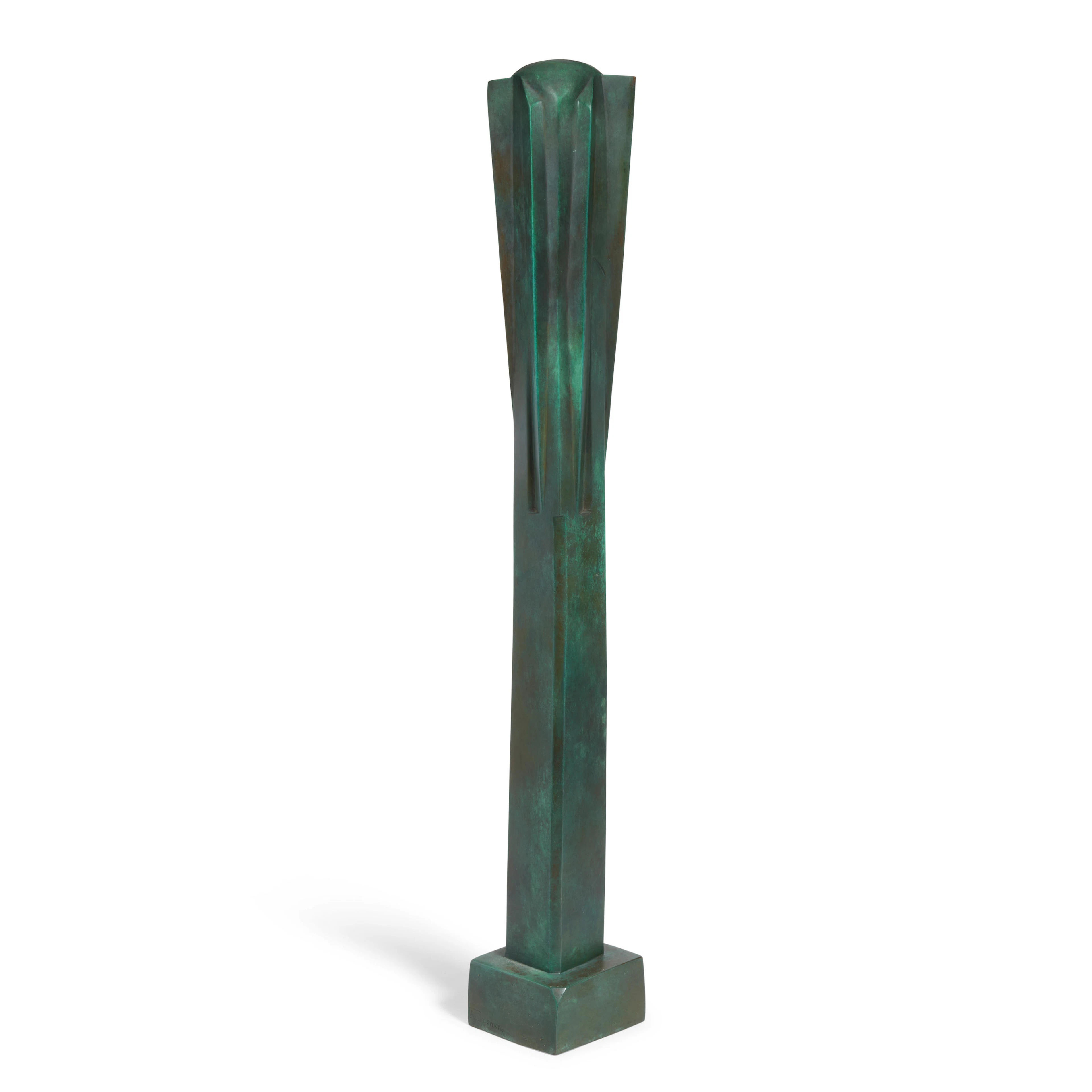JOSEPH CSÁKY (1888-1971) Figure Abstraitemodeled 1921, cast 1984patinated