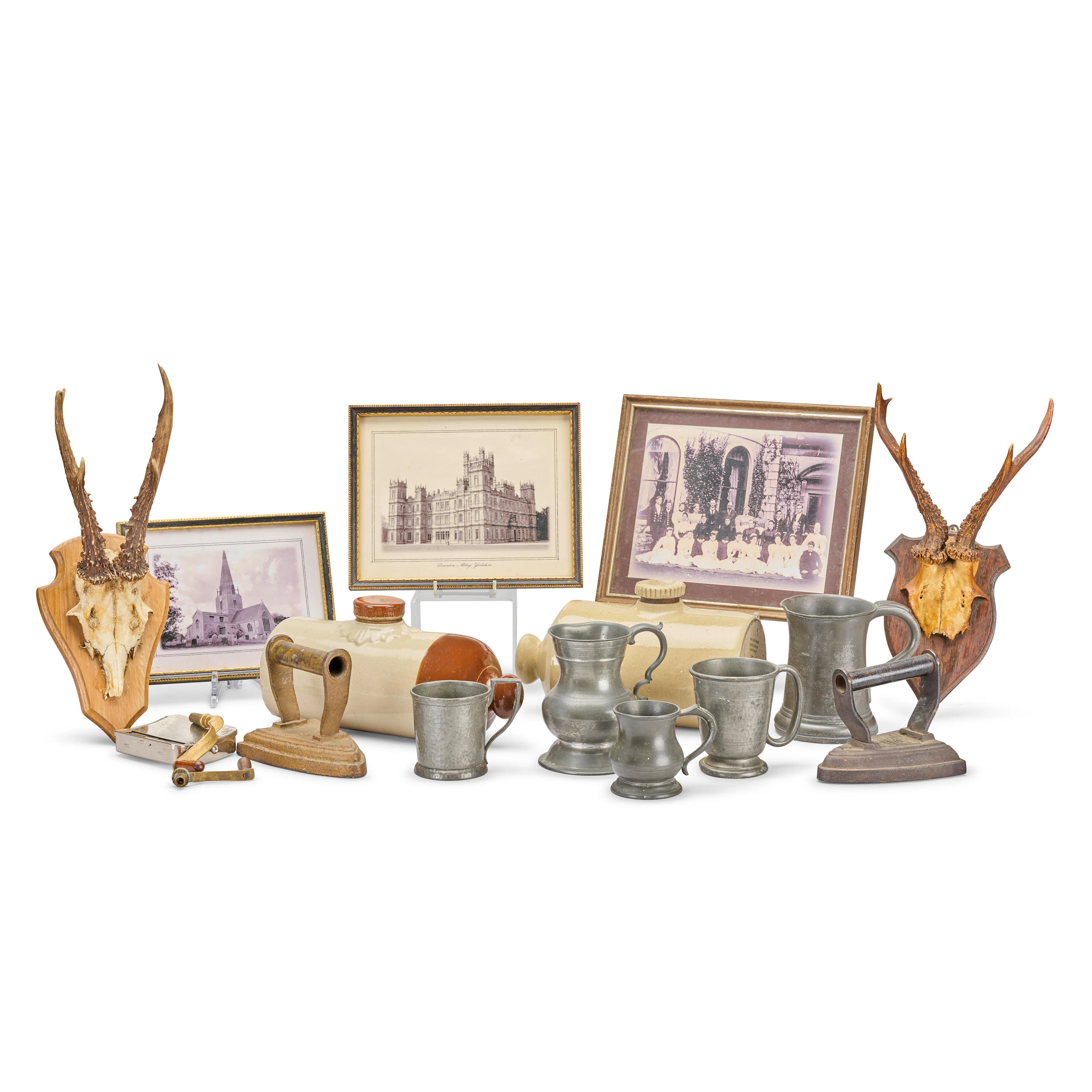 Servant's Hall: A selection of set dressing acquired by the Prop Department
