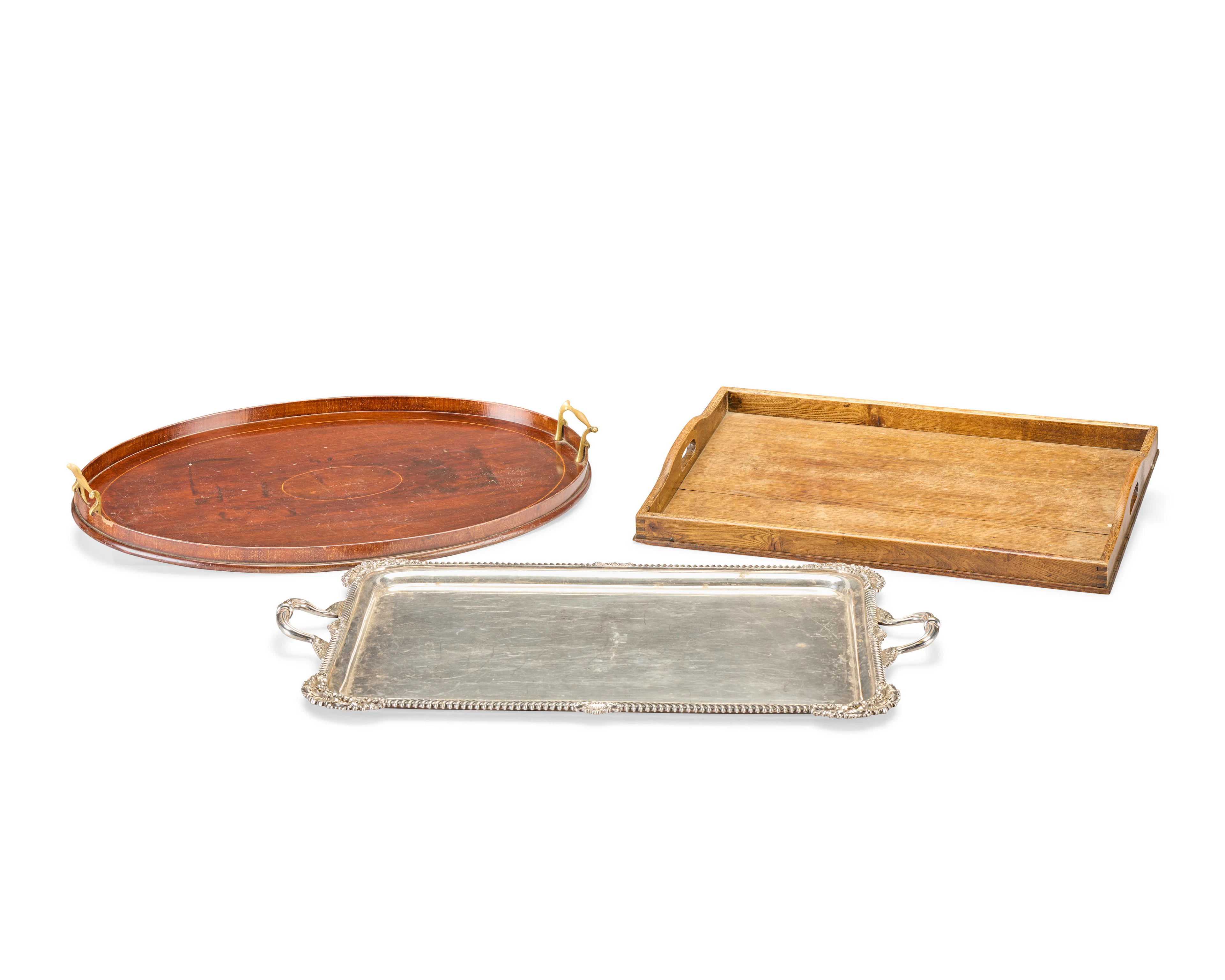 Three Butler's trays (3)