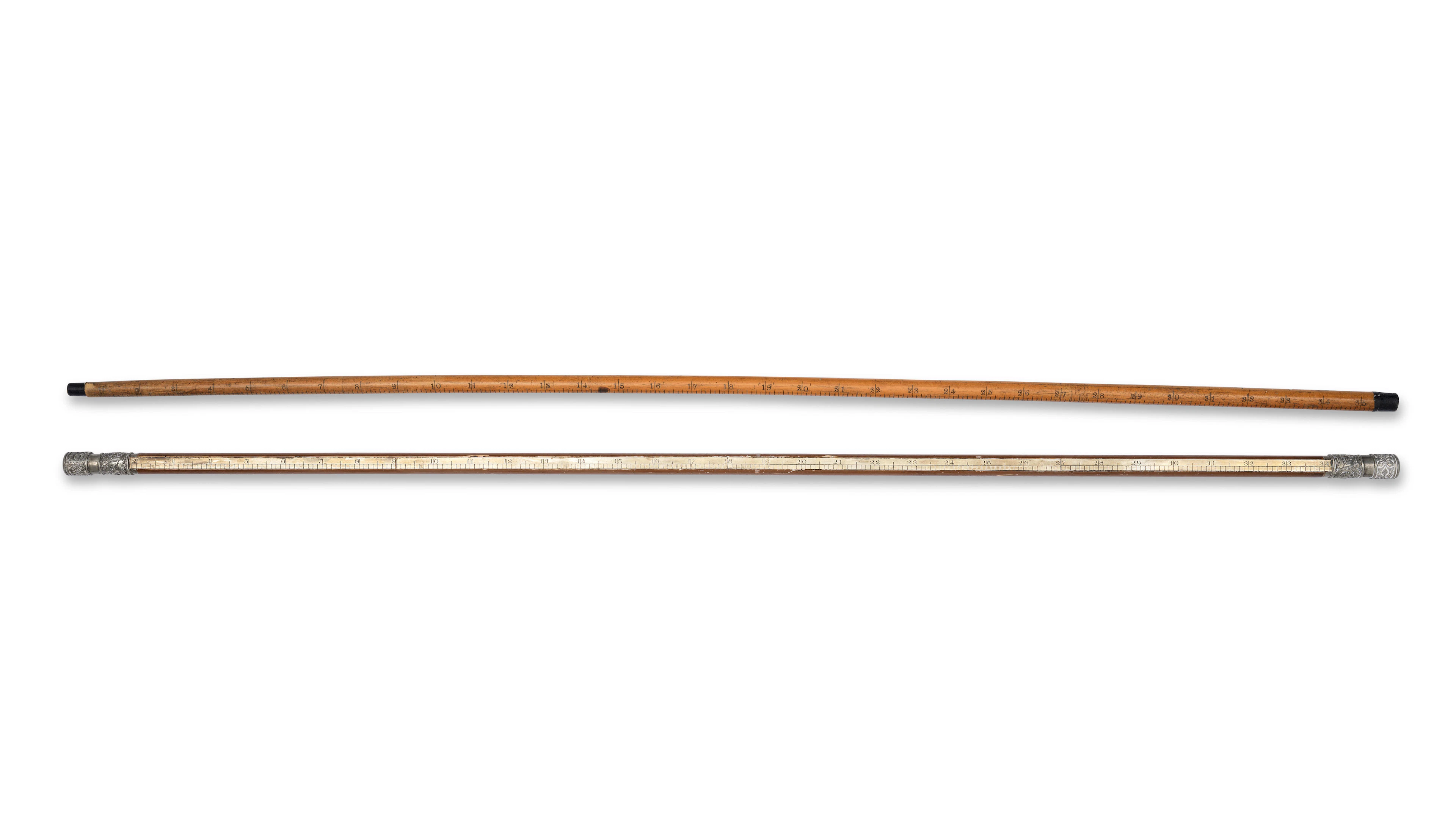 Jim Carter (as Mr Carson): Two 3 foot measuring stick character props