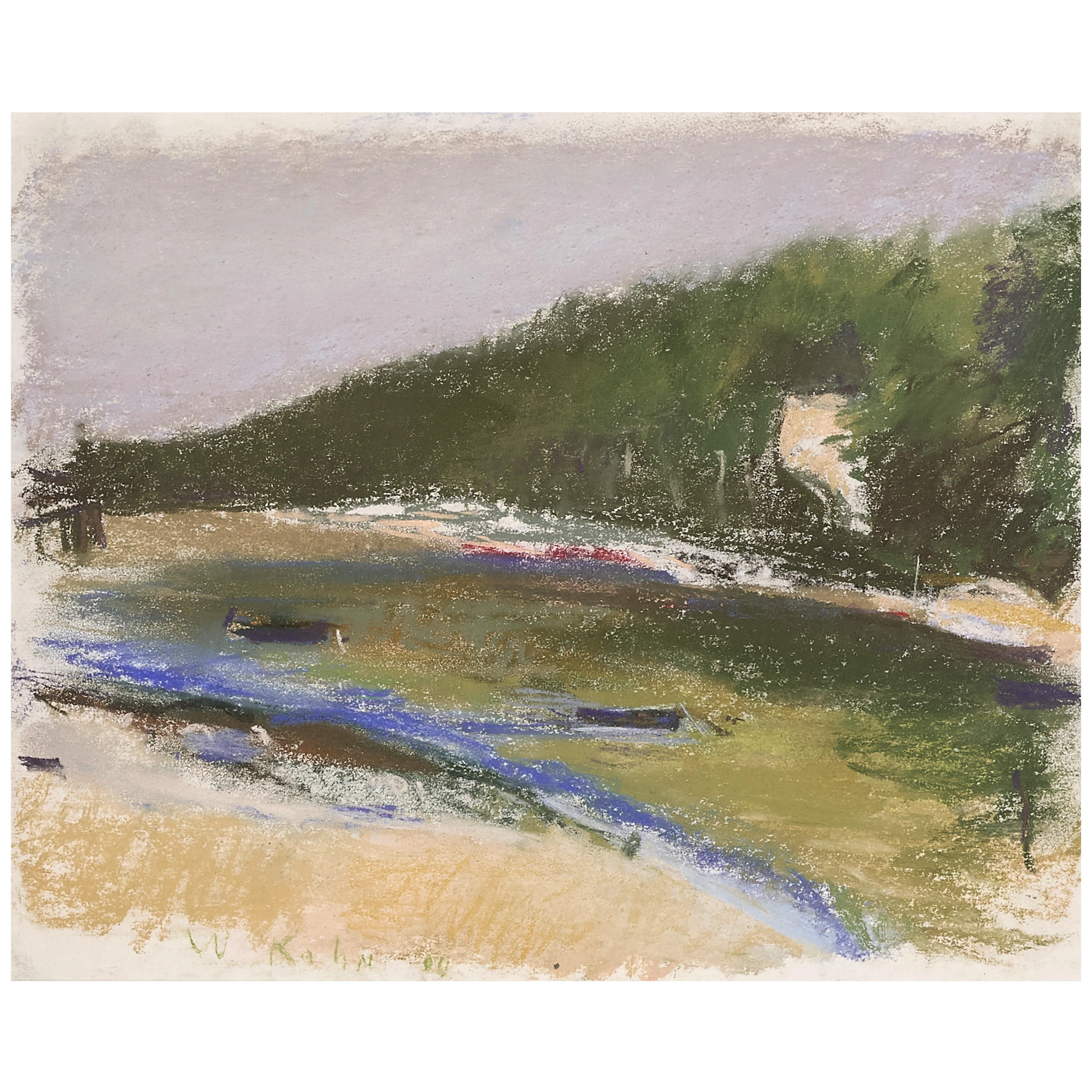 Wolf Kahn (1927-2020) In Cundy's Harbor, ME 11 x 14 in. (27.9 x 35.6