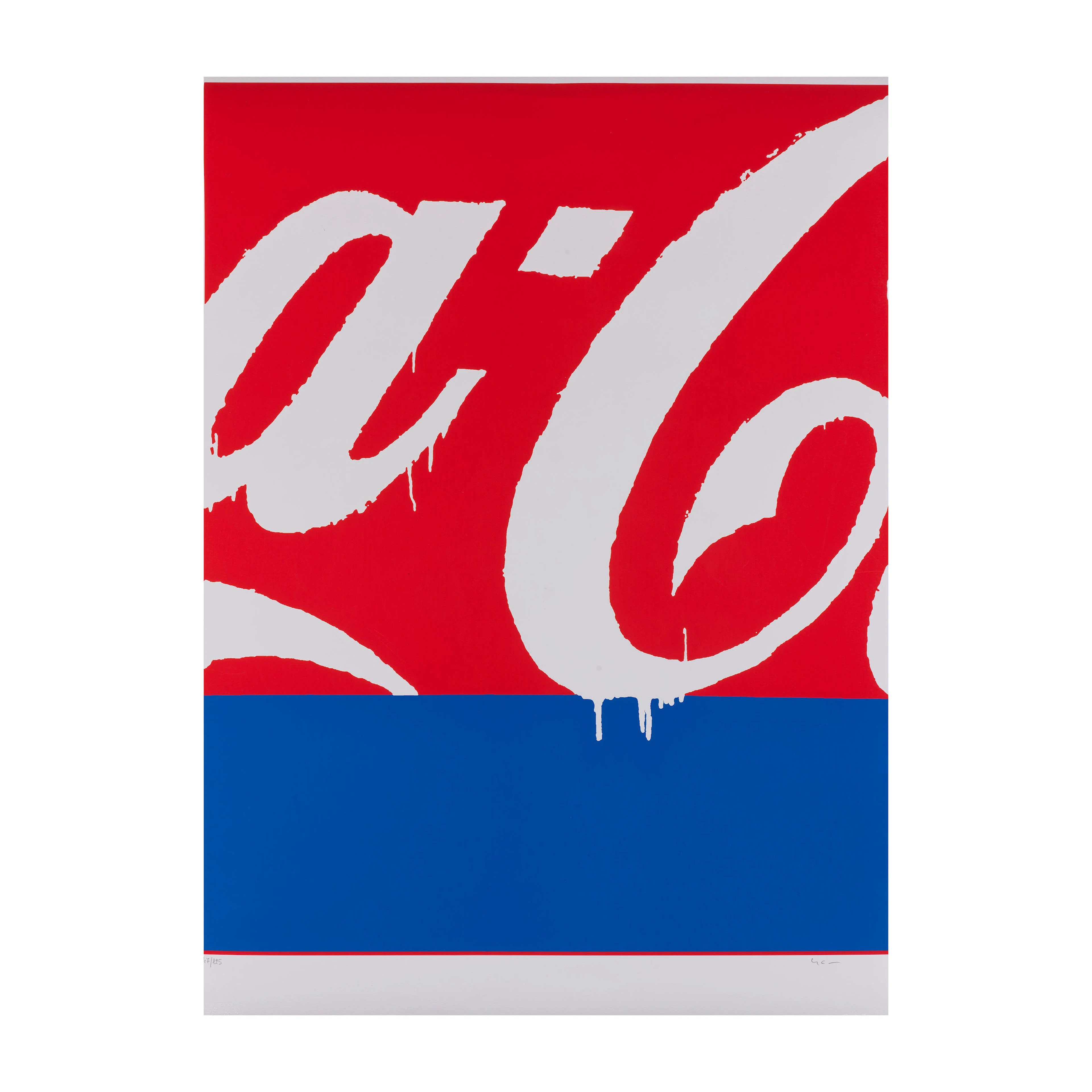 MARIO SCHIFANO (1934-1998) Coca Cola, 1988 Sérigraphie en couleursEpreuve
