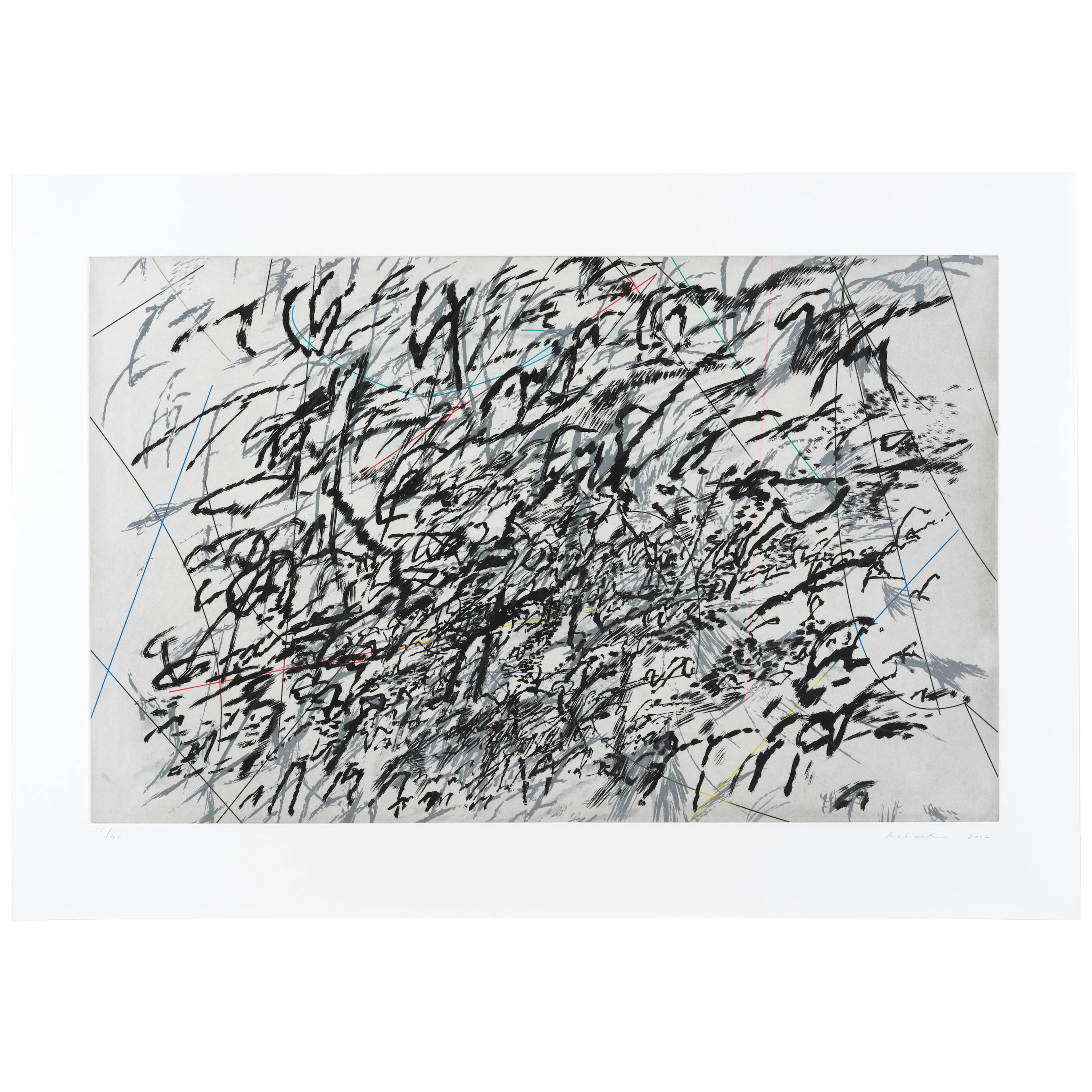 JULIE MEHRETU (B. 1970); Achille (epoch);