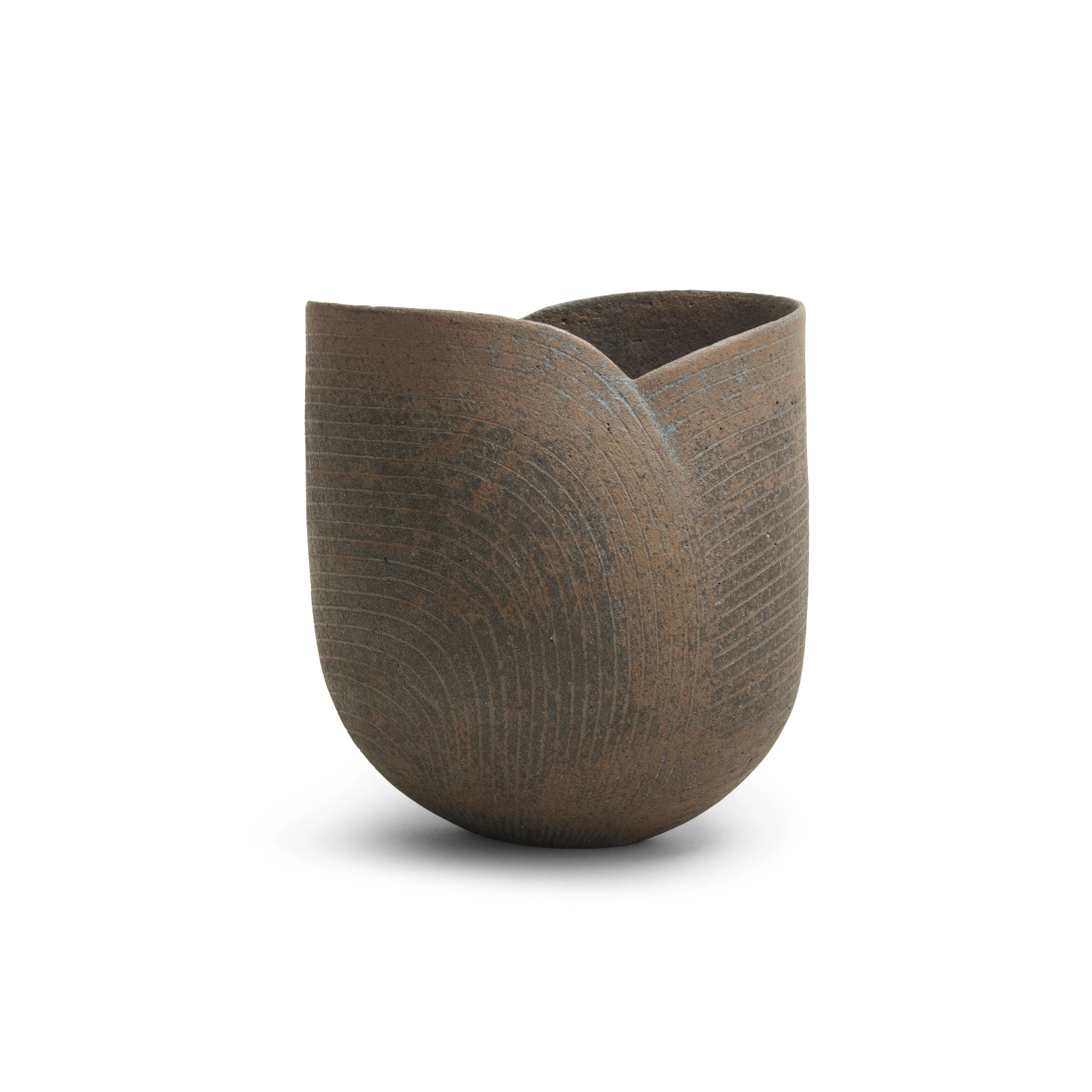 John Ward (British, 1938-2023) Cut-rim vessel, circa 1985