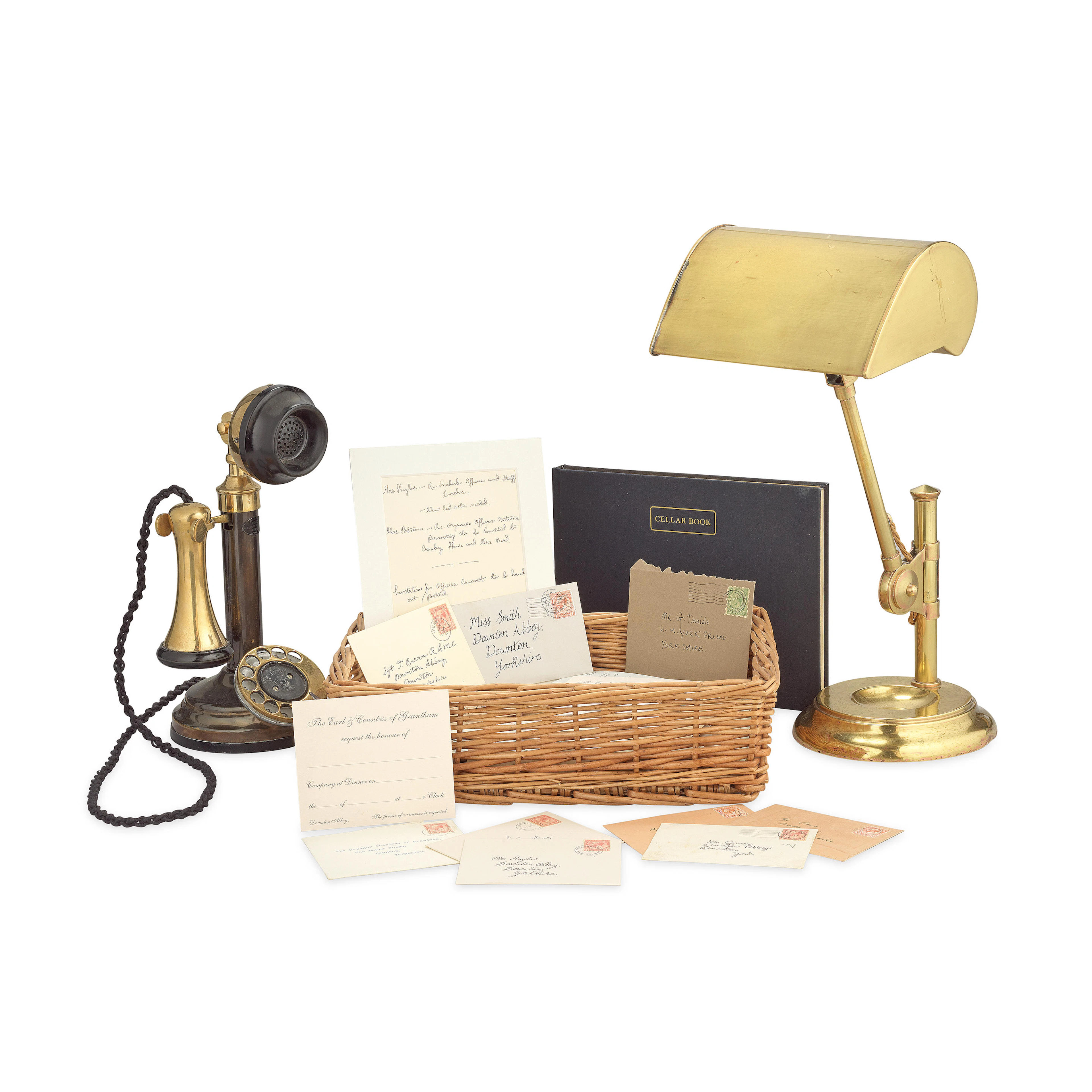 Jim Carter (as Mr Carson): A selection of character props used as