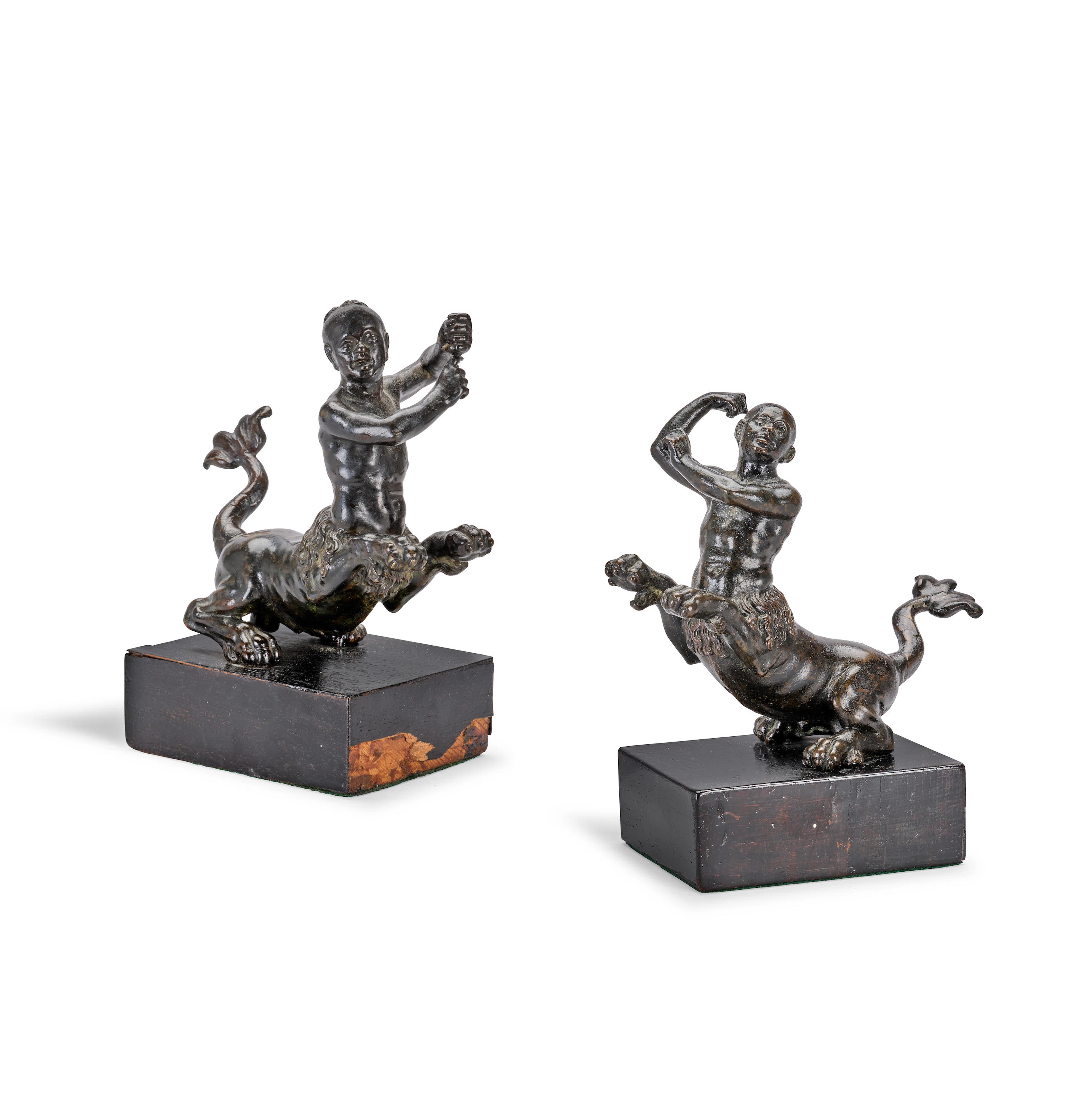 Circle of Ferdinando Tacca (Italian, 1619-1686): A pair of patinated