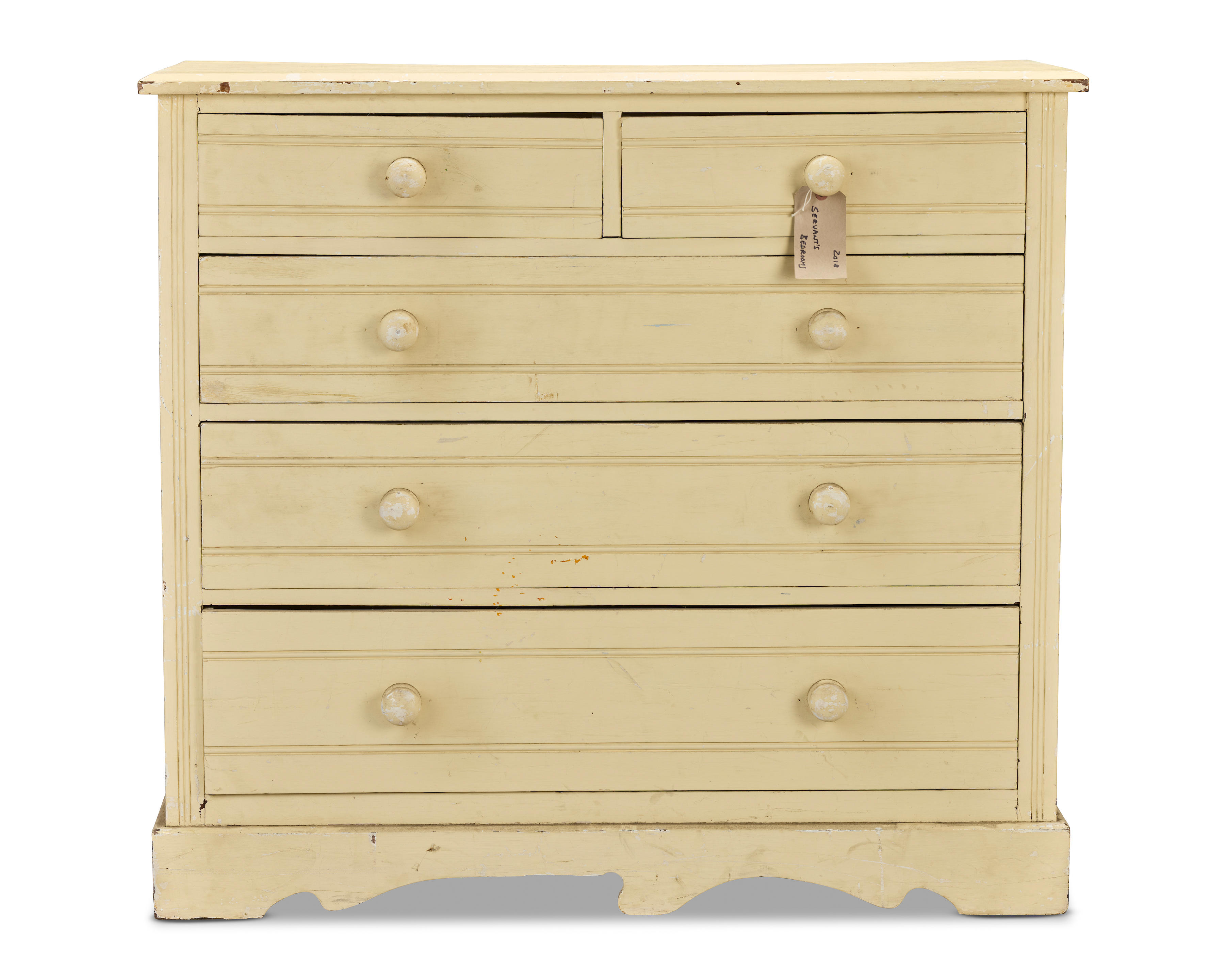 A late Victorian painted chest of drawersFrom Season 1 onwards, acquired