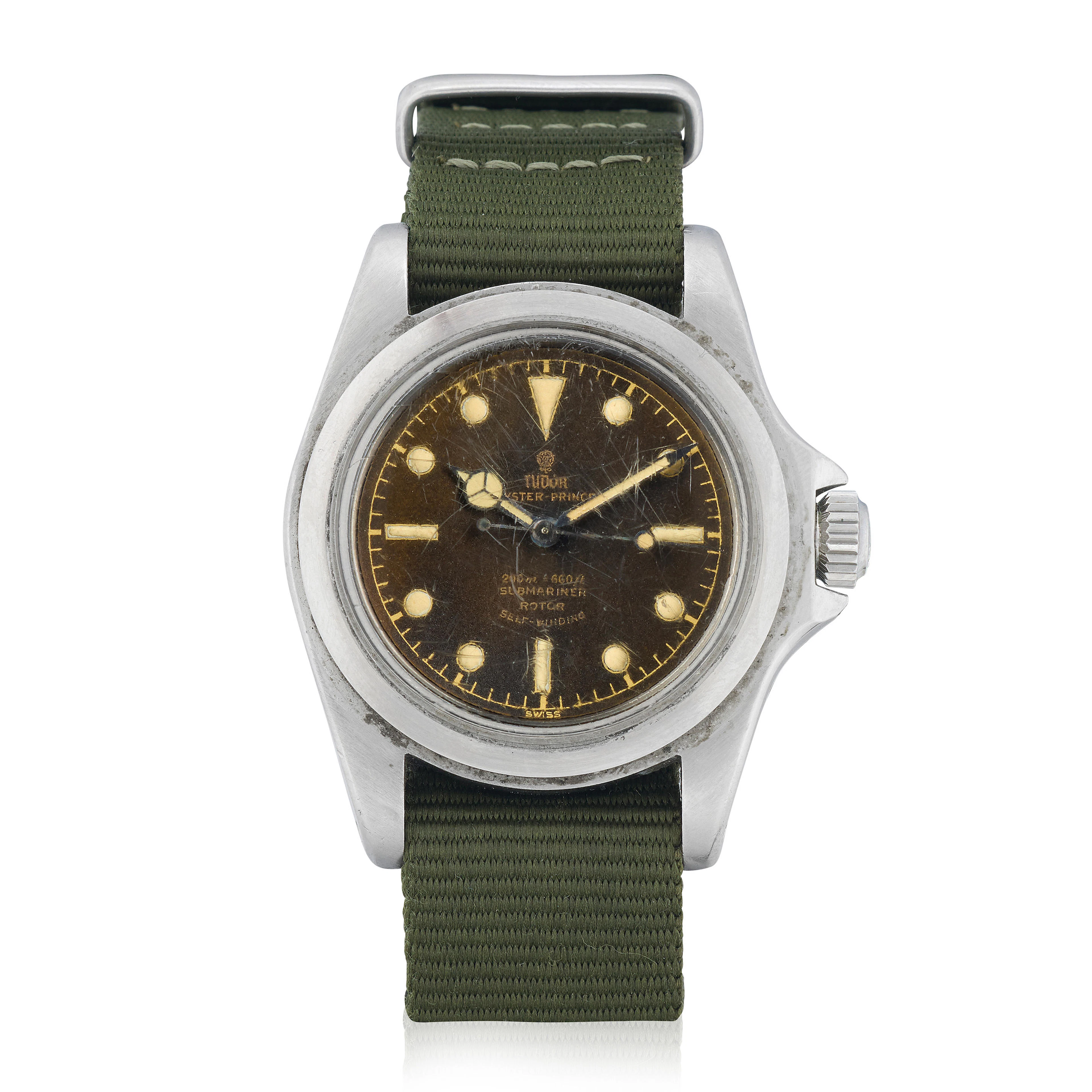 Tudor. An early stainless steel automatic bracelet watch Oyster-Prince
