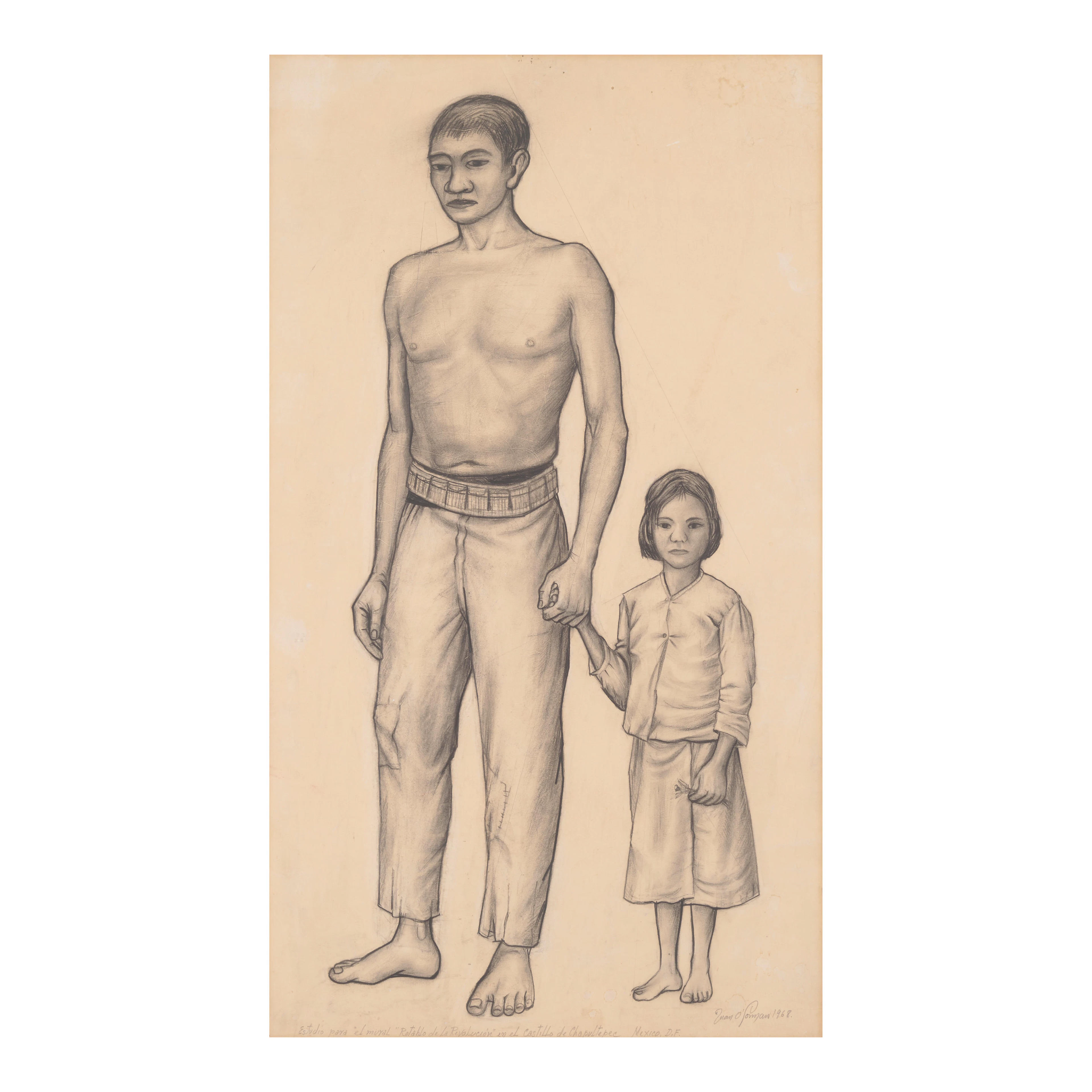 JUAN O'GORMAN (1905-1982) Study for 'Retablo de la Revolucion' Mural