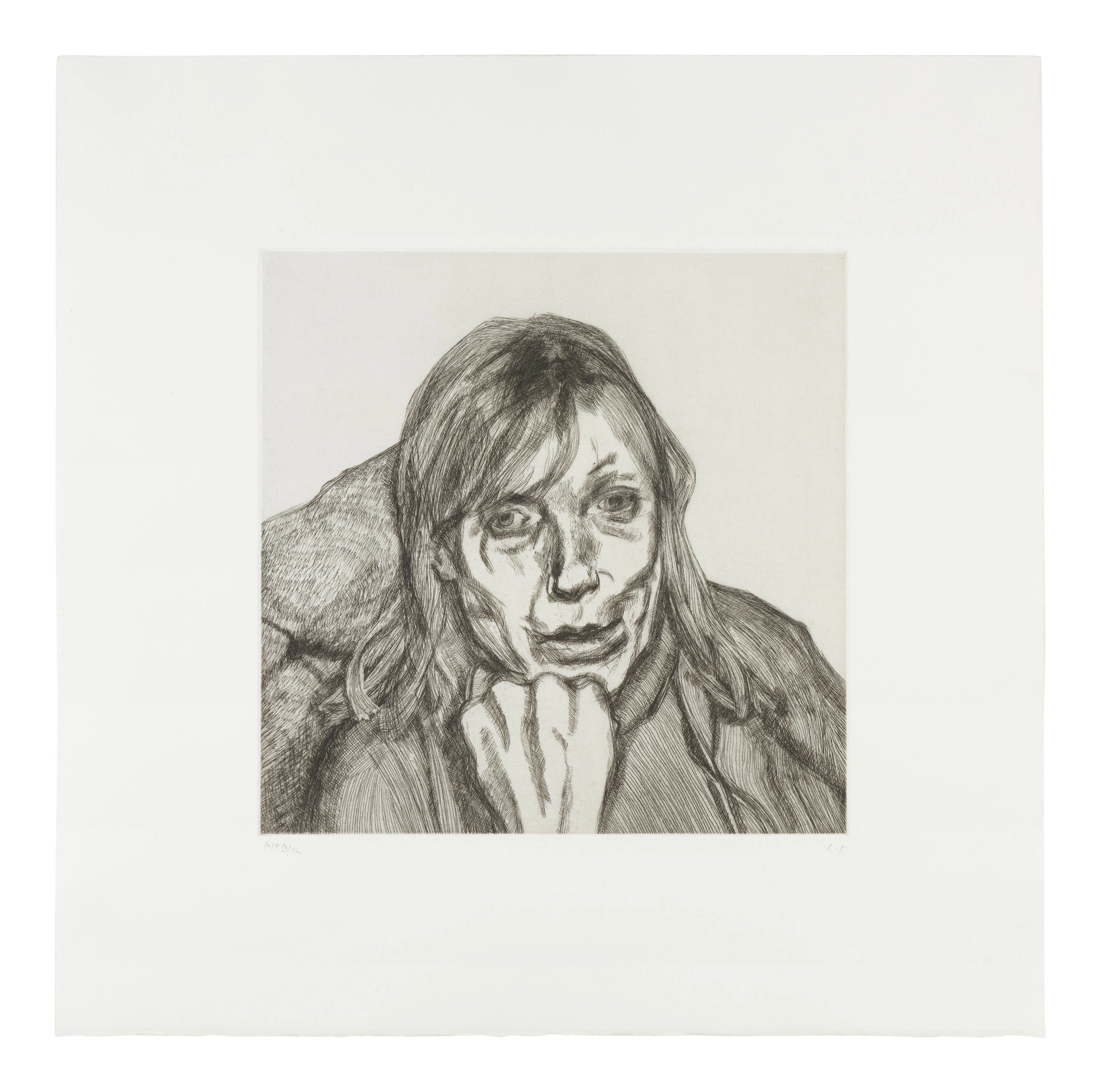 Lucian Freud (British, 1922-2011) Susanna Etching, 1996, on Somerset