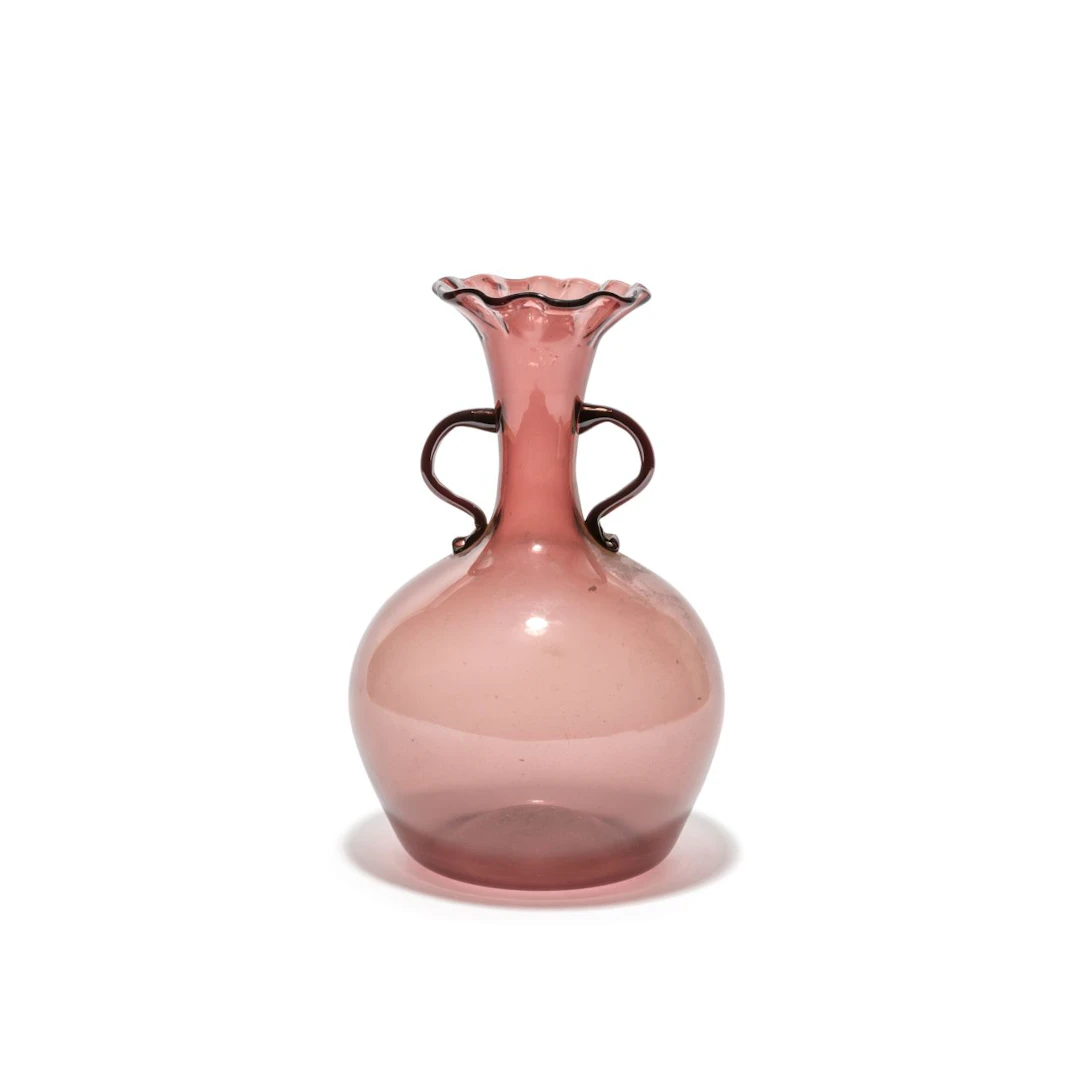 FRATELLI TOSO, (attribuito), 1925 ca. Un vaso in vetro trasparente