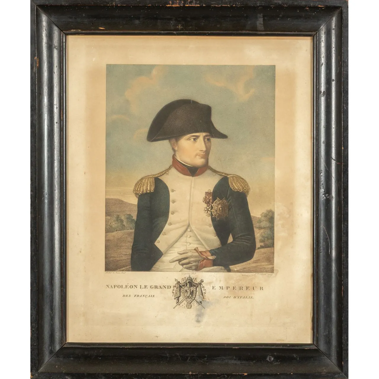 Napoleone, stampa, sec.XIX cm. 39x48