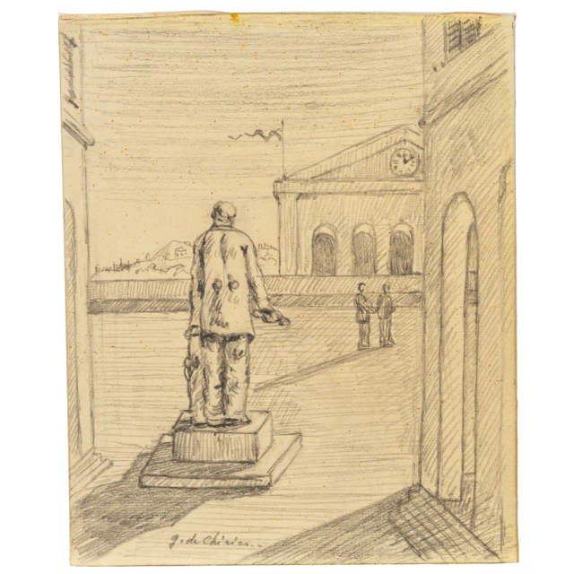 GIORGIO DE CHIRICO (1888-1978) Piazza d'Italia (Torino), seconda metà