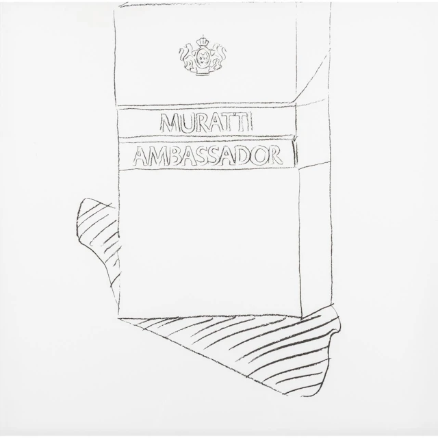 ANDY WARHOL (1928-1987) Muratti Ambassador Cigarettes 1984 serigrafia