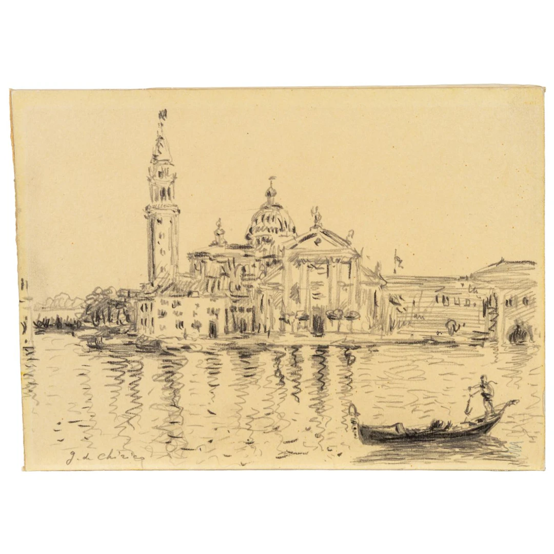 GIORGIO DE CHIRICO (1888-1978) Venezia - Isola di San Giorgio (seconda