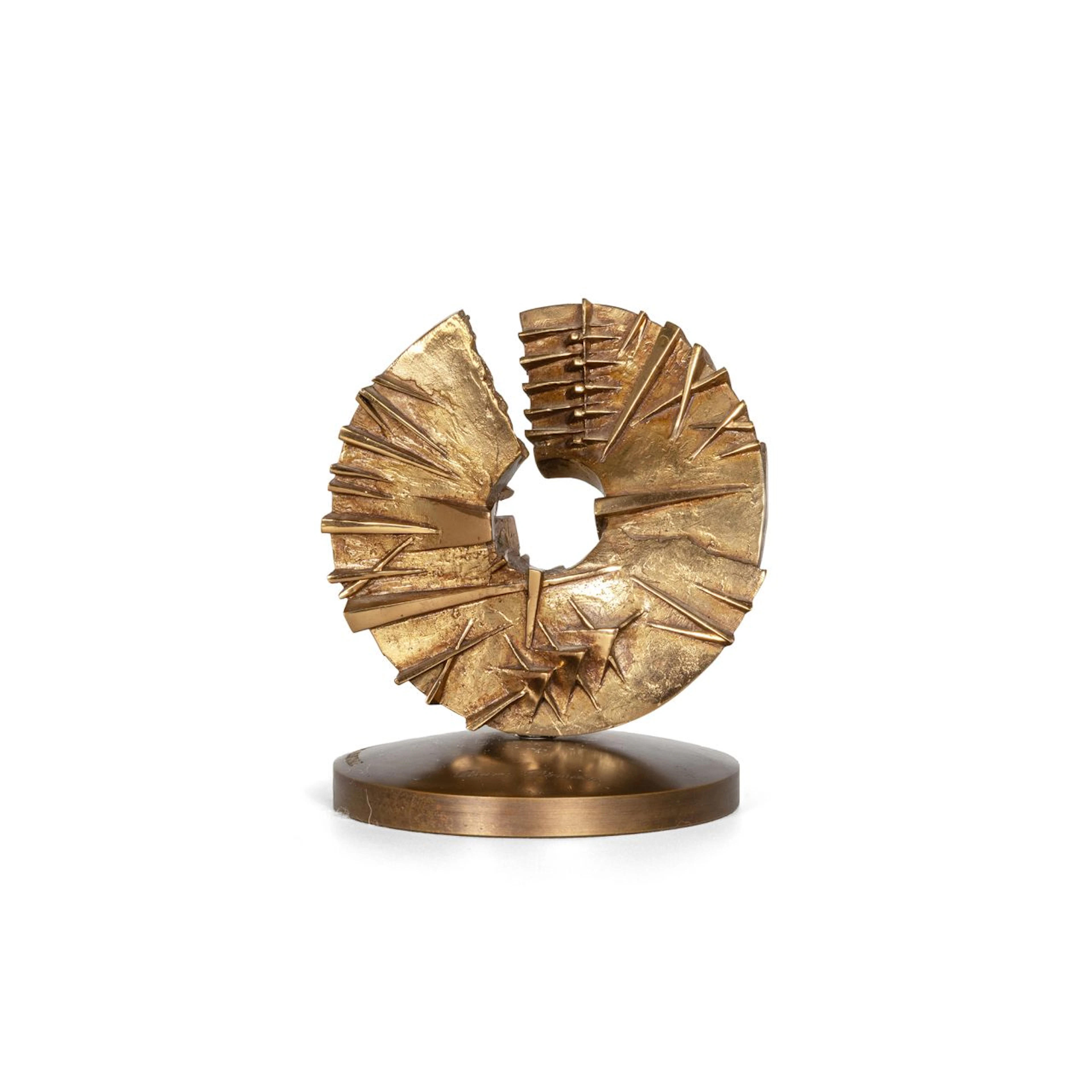 ARNALDO POMODORO (1926-2025) Rotazione ascensionale I 1993 scultura
