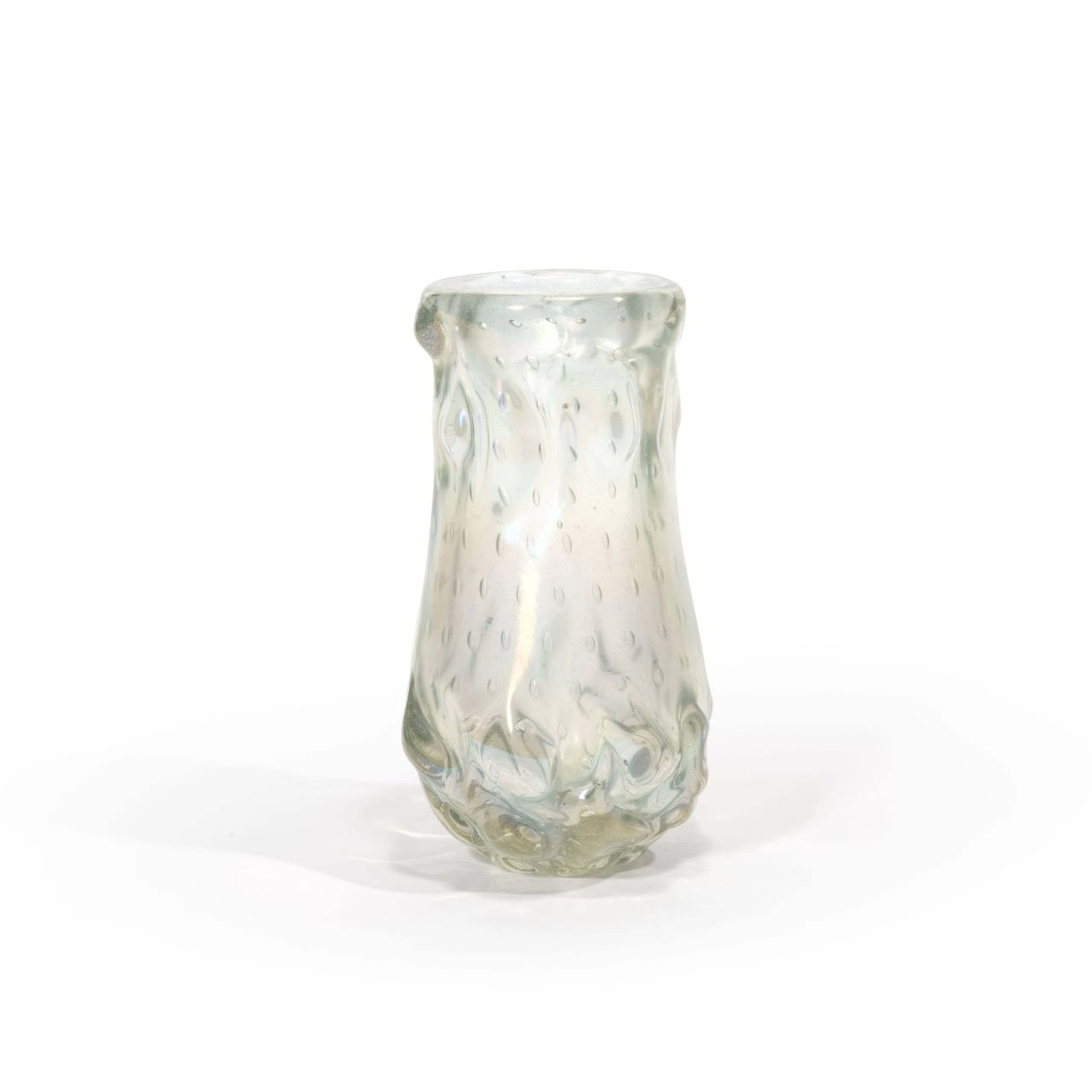 FLAVIO POLI, SEGUSO VETRI D'ARTE, 1936 ca. Un vaso in cristallo iridato