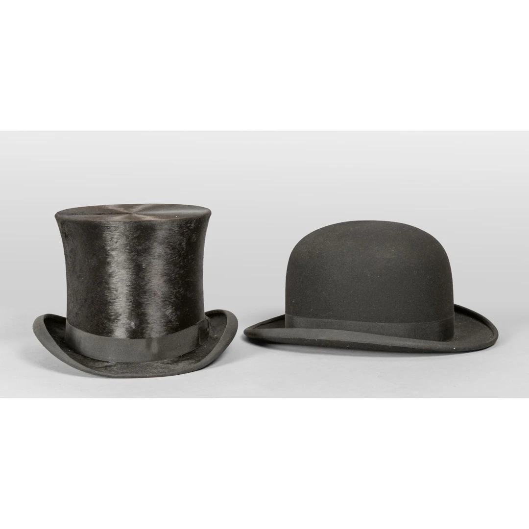 Bombetta e cappello a cilindro, inizi sec.XX