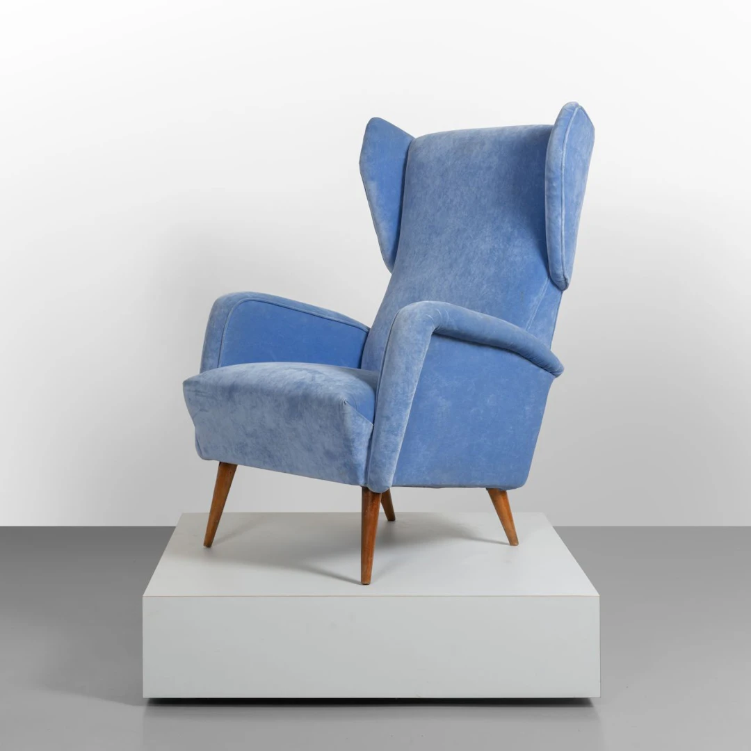 GIO PONTI, DASSI, anni '50. Una poltrona modello '820'. Struttura