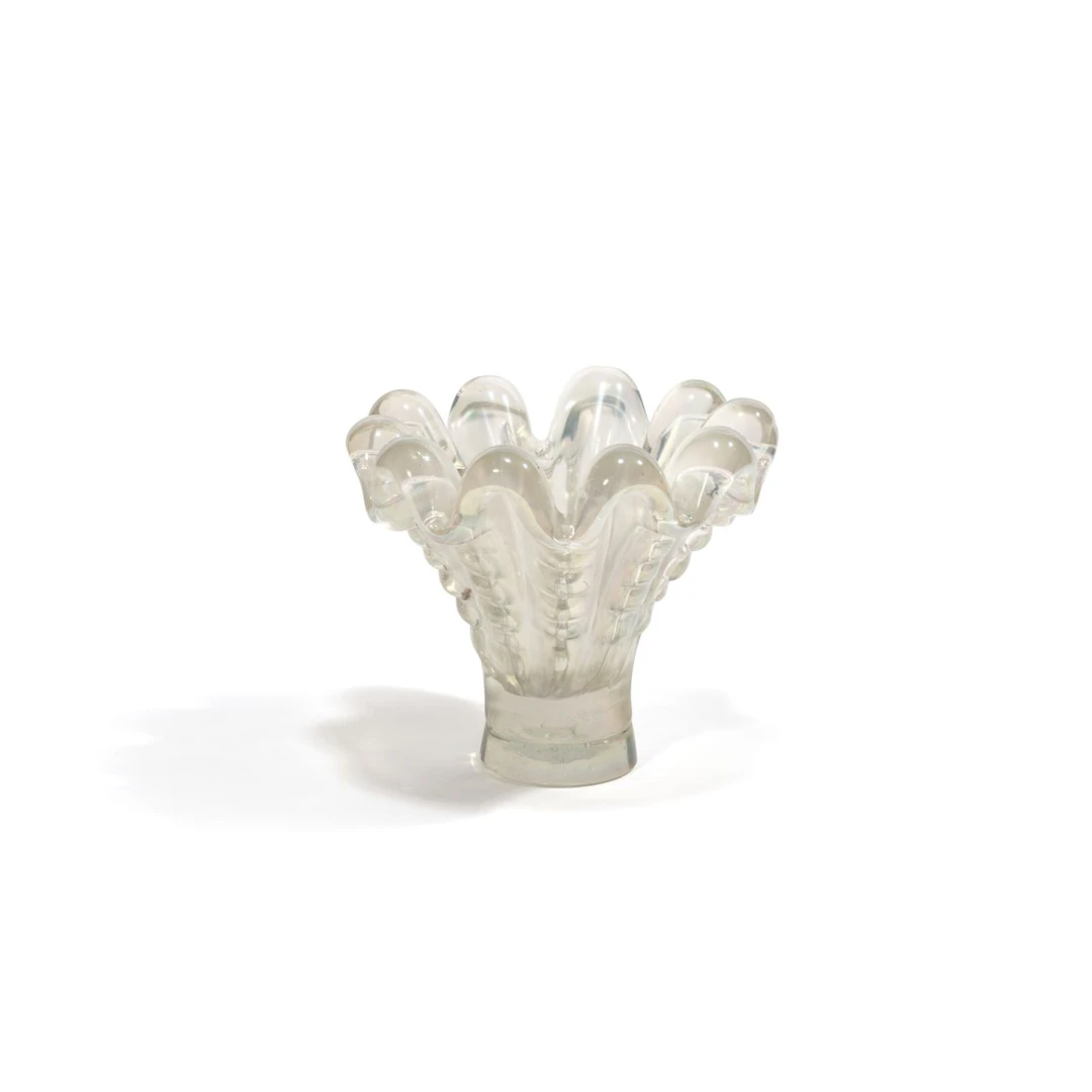 ERCOLE BAROVIER, BAROVIER & TOSO, 1940 ca. Una coppa a conchiglia