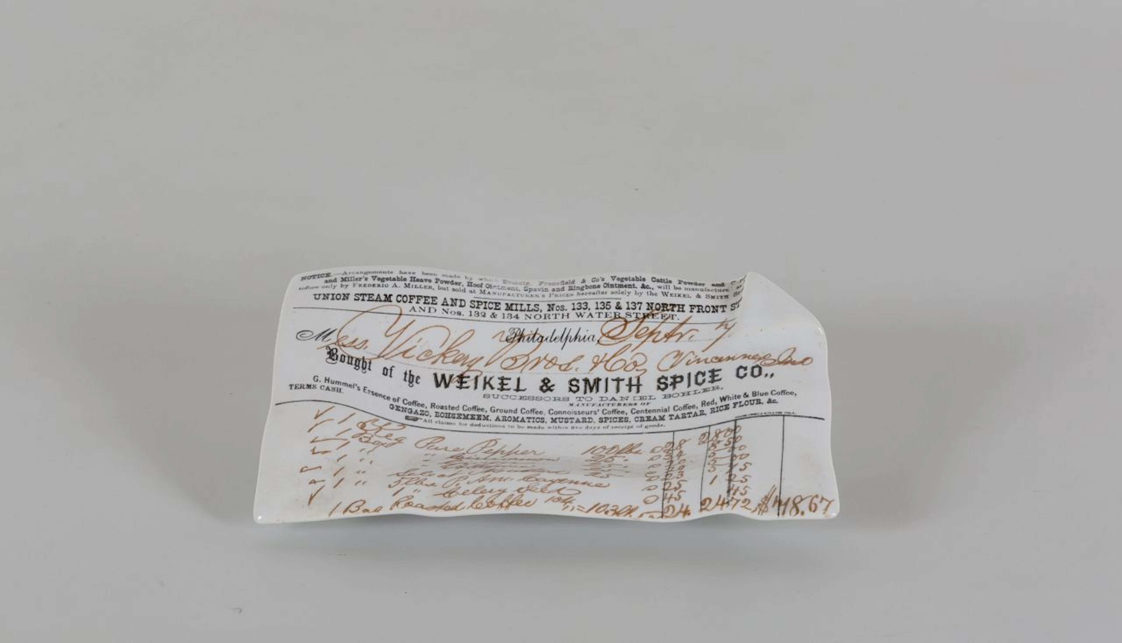 PIERO FORNASETTI, FORNASETTI, anni '60. Un portaoggetti 'Weikel &