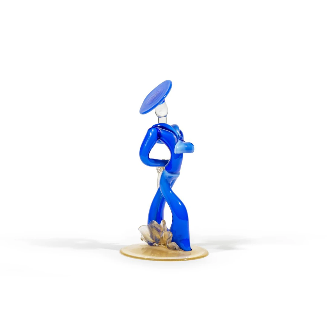 FLAVIO POLI, BAROVIER SEGUSO FERRO, 1934 ca. Una rara figura di marinaio