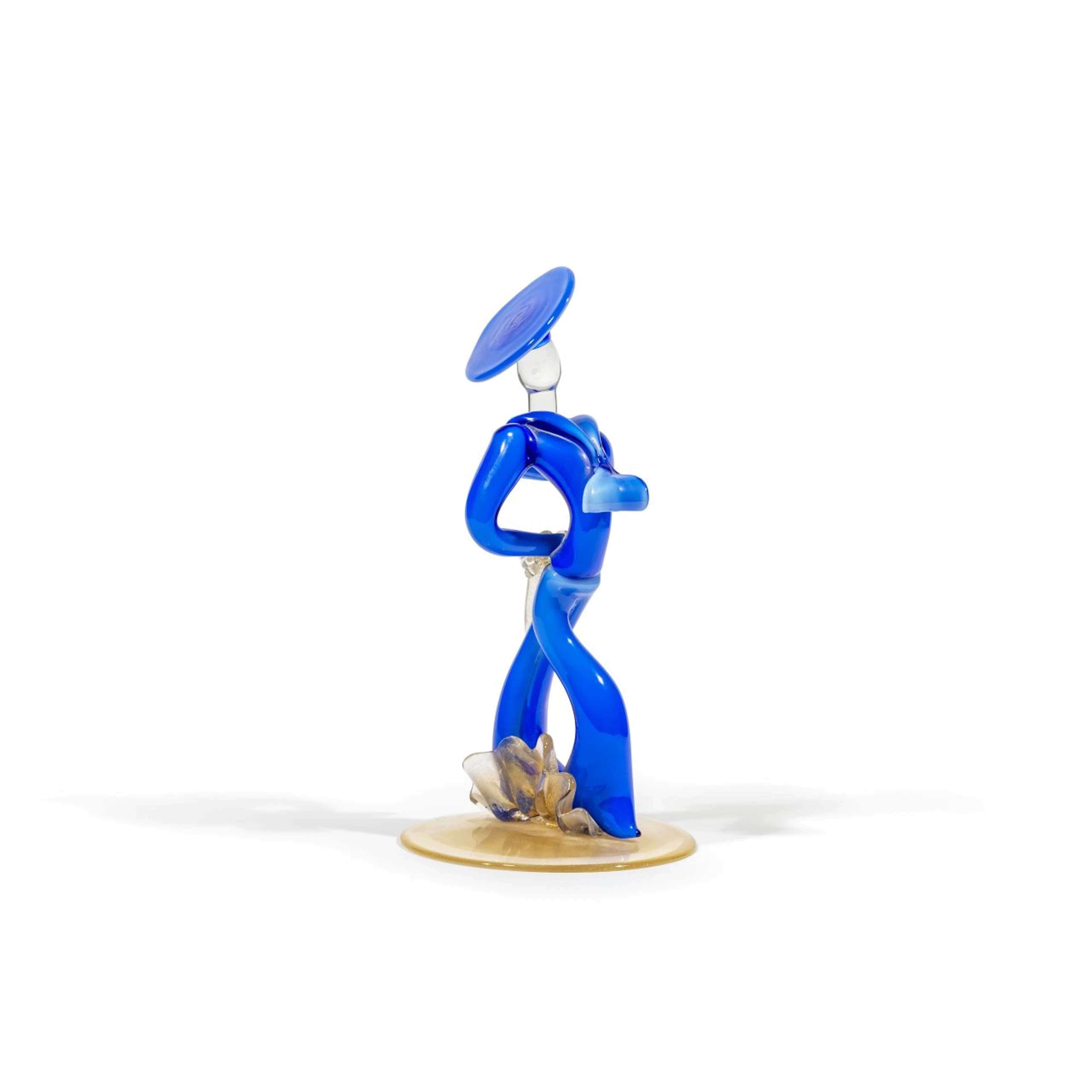 FLAVIO POLI, BAROVIER SEGUSO FERRO, 1934 ca. Una rara figura di marinaio