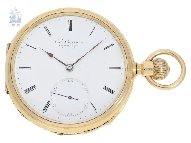Pocket watch: one of the earliest known Jules Jürgensen pocket watches