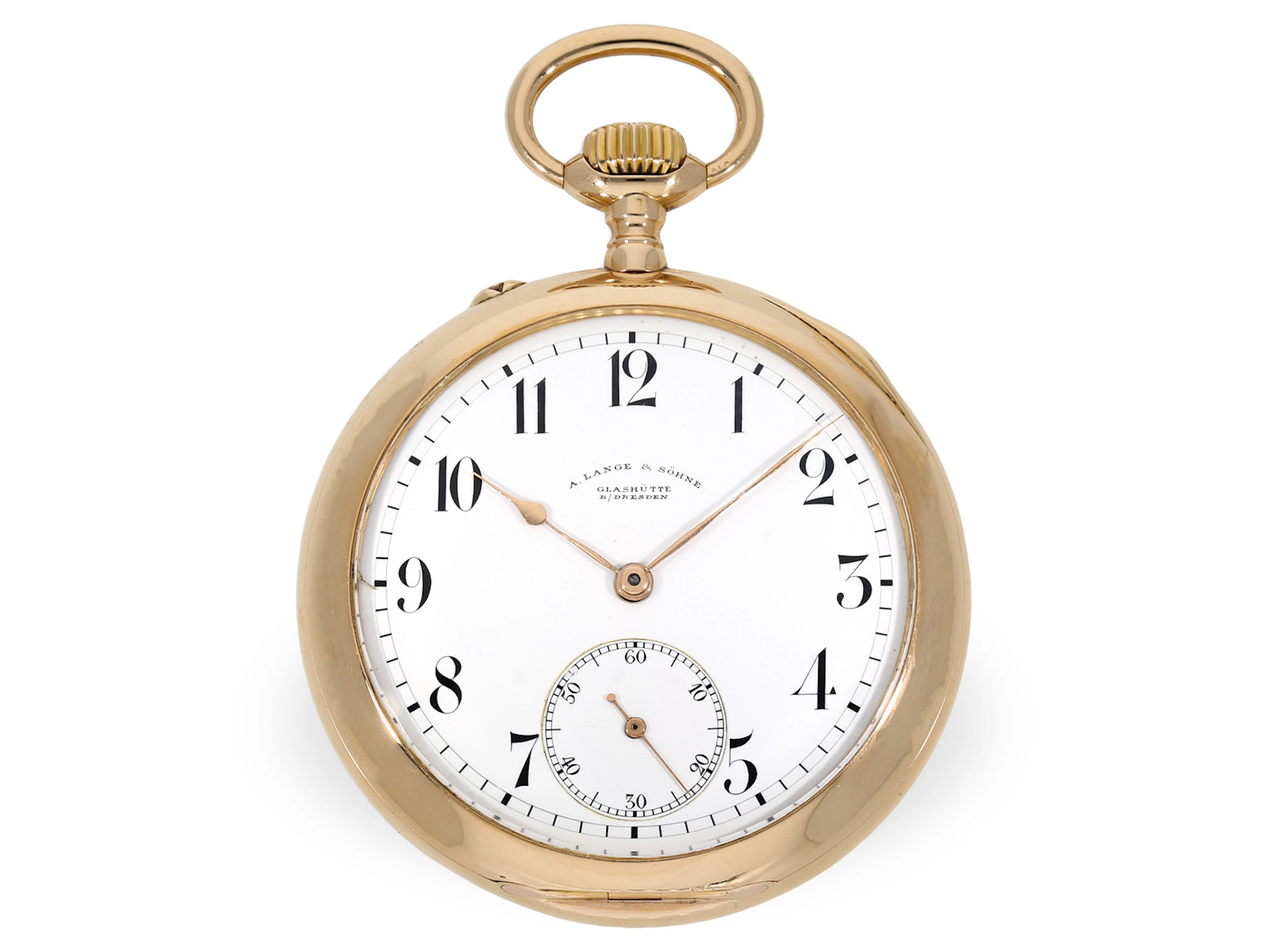Large 18K gold pocket watch, Lange & Söhne, formerly owned by the