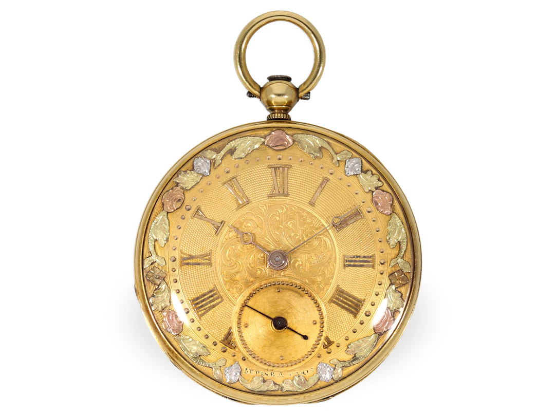 Pocket watch: fine ‘Lépine à Paris’ with ruby cylinder escapement, ca. 1830
