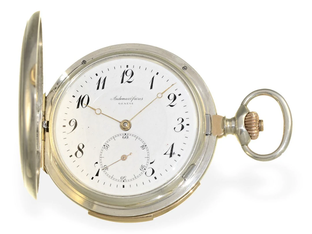 Pocket watch with minute repeater, Audemars Frères, Geneva, circa