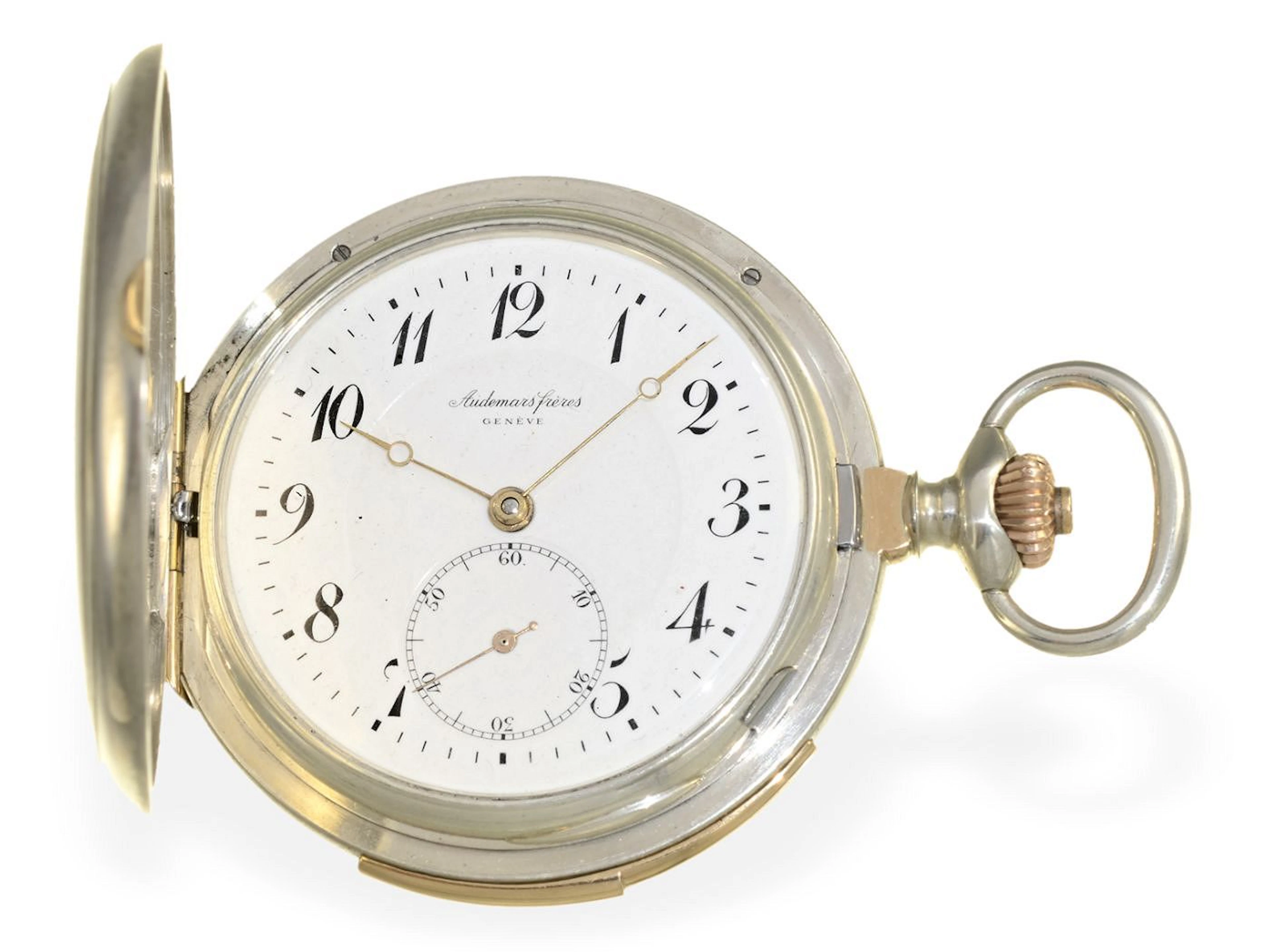 Pocket watch with minute repeater, Audemars Frères, Geneva, circa