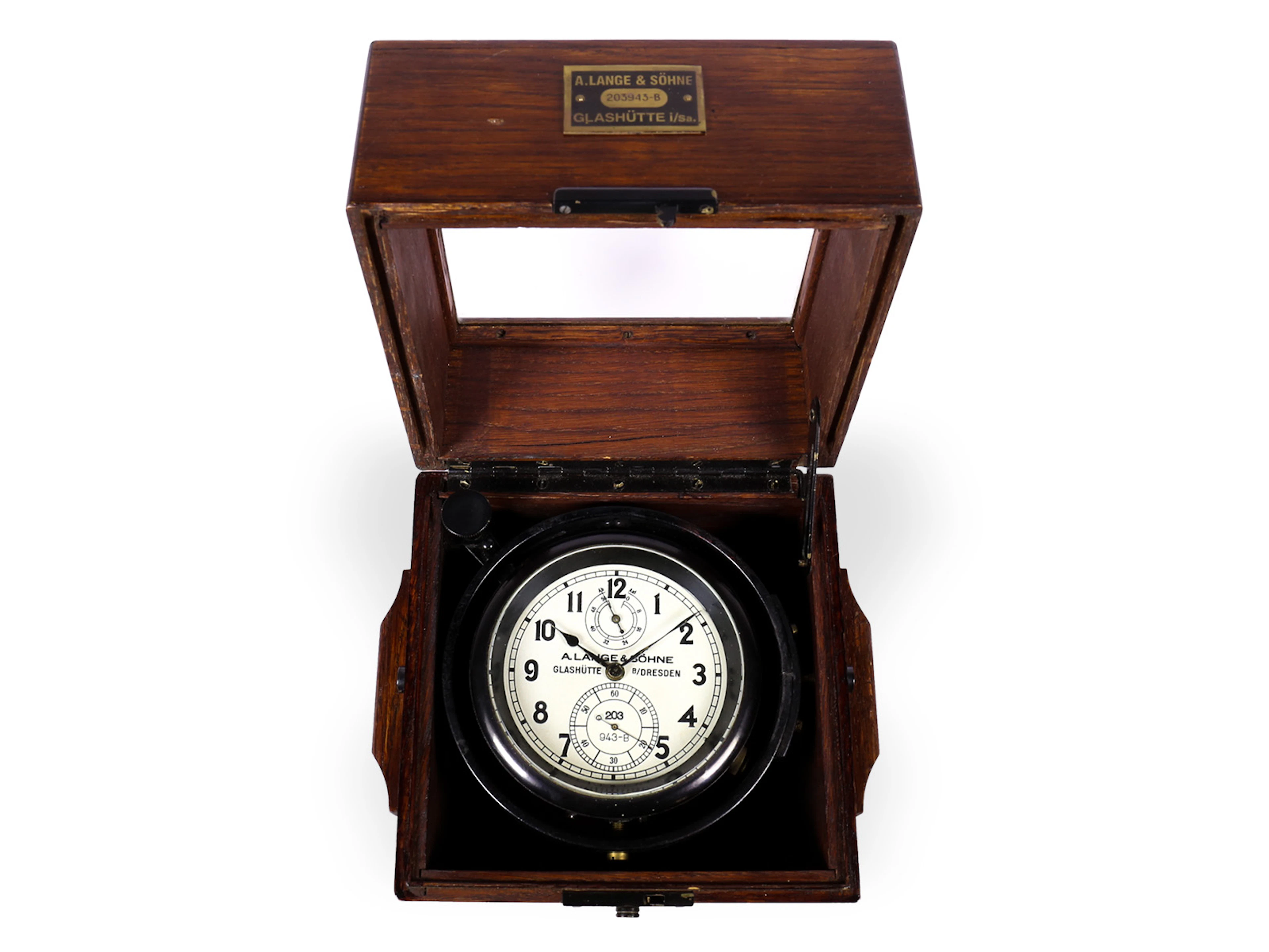 Marine chronometer: A. Lange & Söhne Kriegsmarine chronometer No.