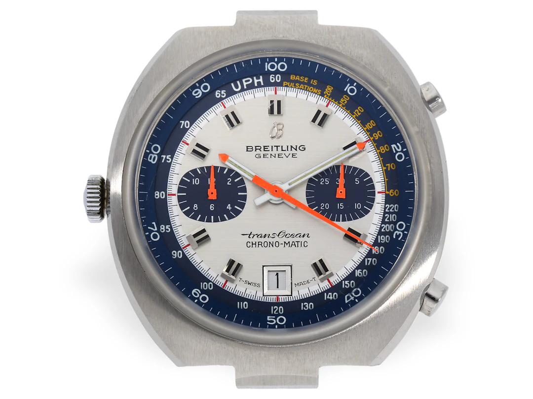 Wristwatch: vintage Breitling Chrono Matic Ref. 2129, 1970s