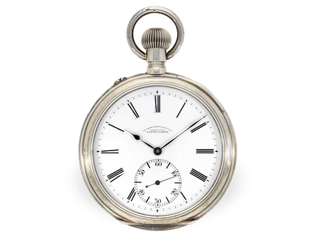 Pocket watch: superbly preserved A. Lange & Söhne No. 76562 naval