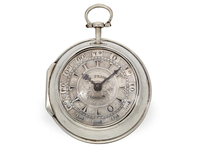 Pocket watch: heavy, imposing double-cased watch for the Ottoman Empire