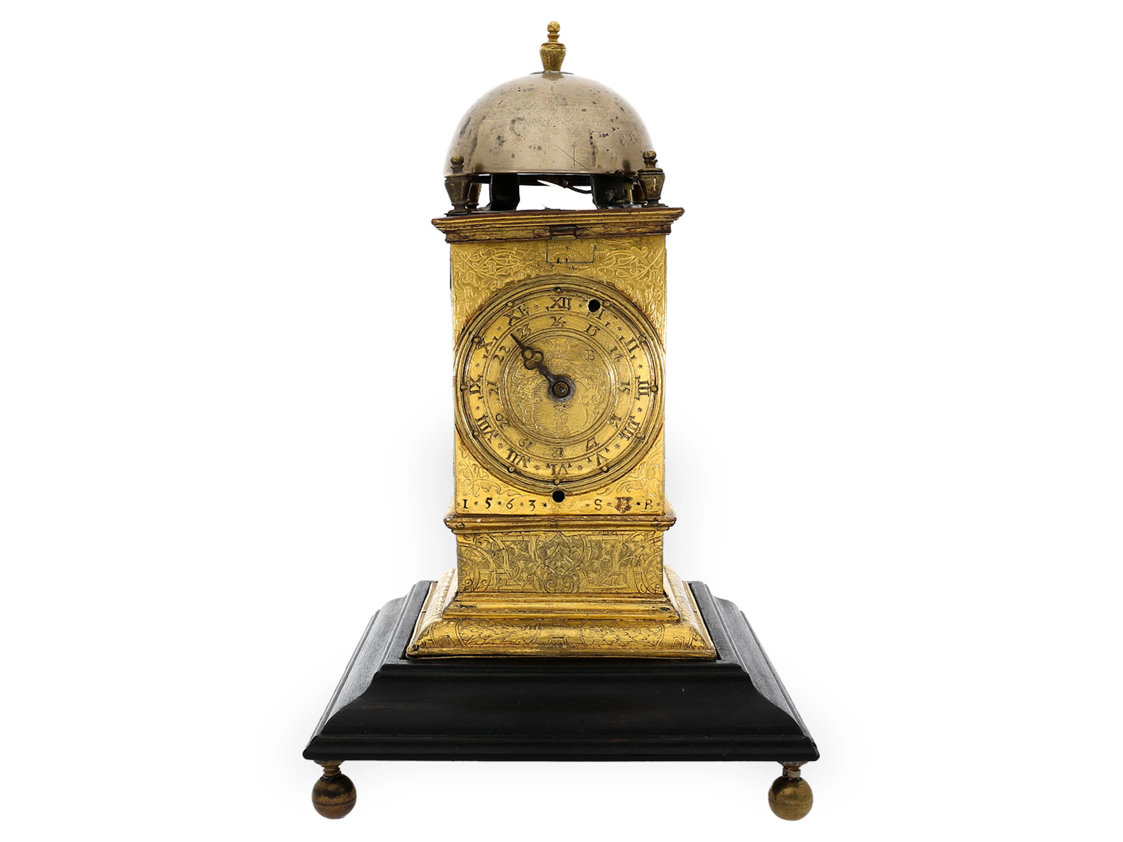 Fragment of an early single-hand Renaissance turret clock with hour