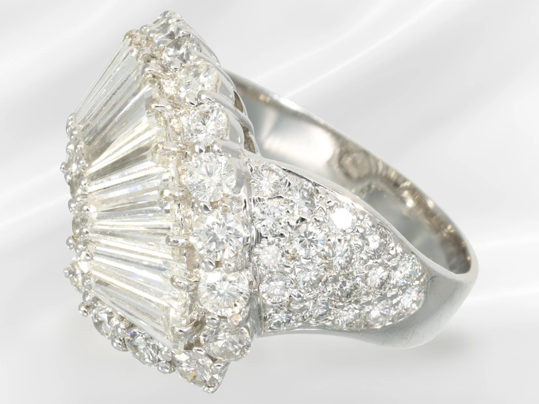 Ring: extremely high-quality diamond ring, crafted by a Japanese master