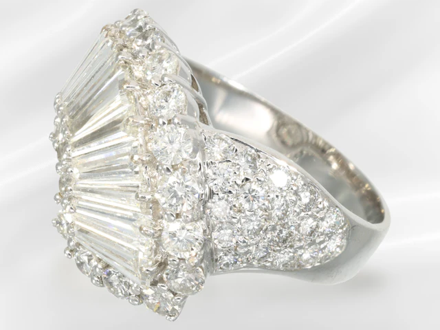 Ring: extremely high-quality diamond ring, crafted by a Japanese master