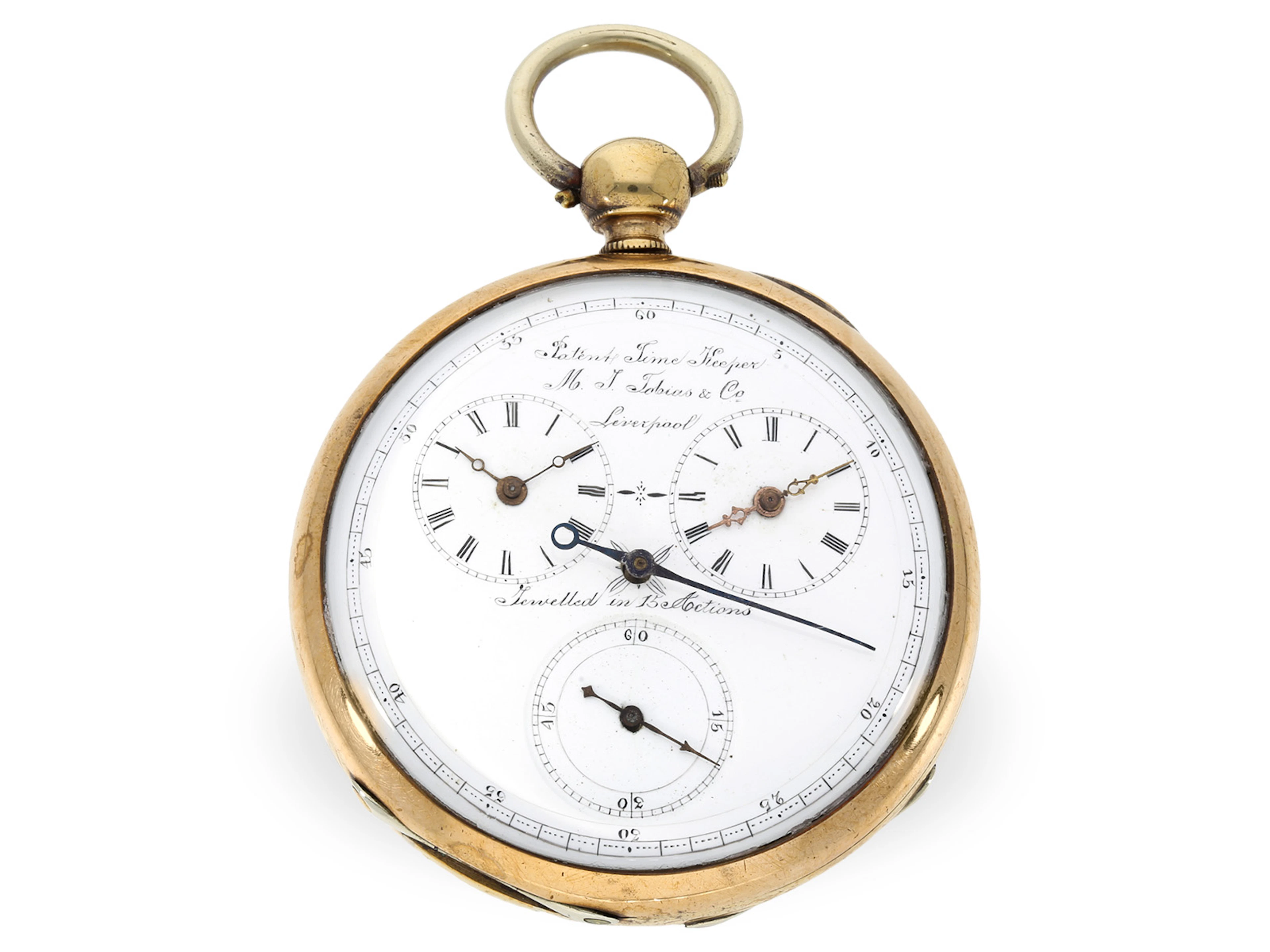 Pocket watch: Tobias Liverpool ‘Patent Time Keeper’ Captain’s Watch