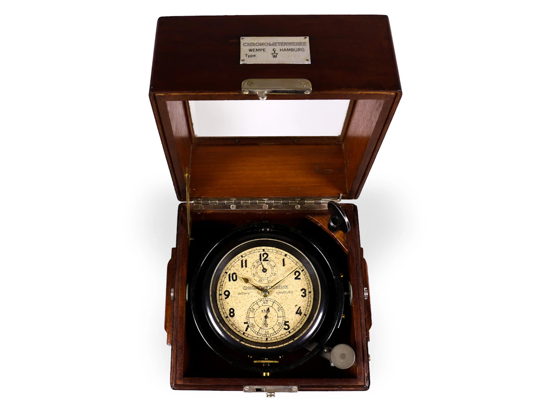 Marine chronometer: Chronometer movements by Wempe Hamburg, Second World War