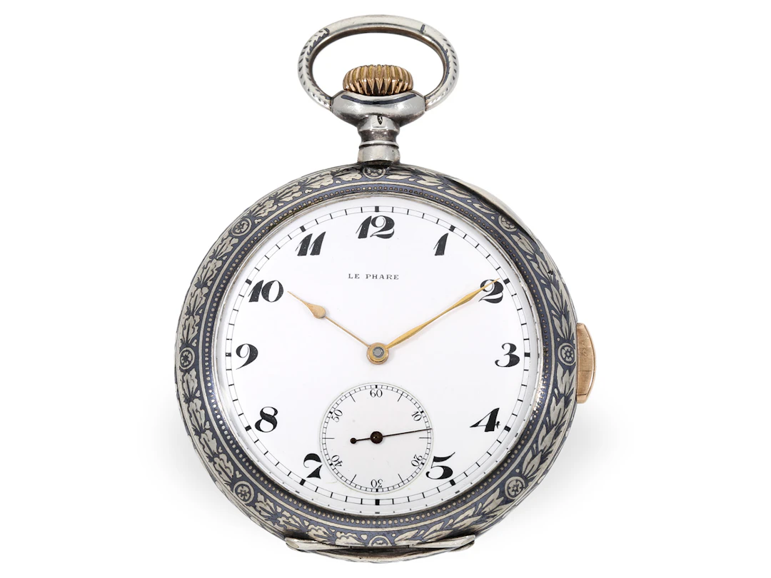 Pocket watch: rare ‘Tir cantonal du centenaire’ marksman's watch